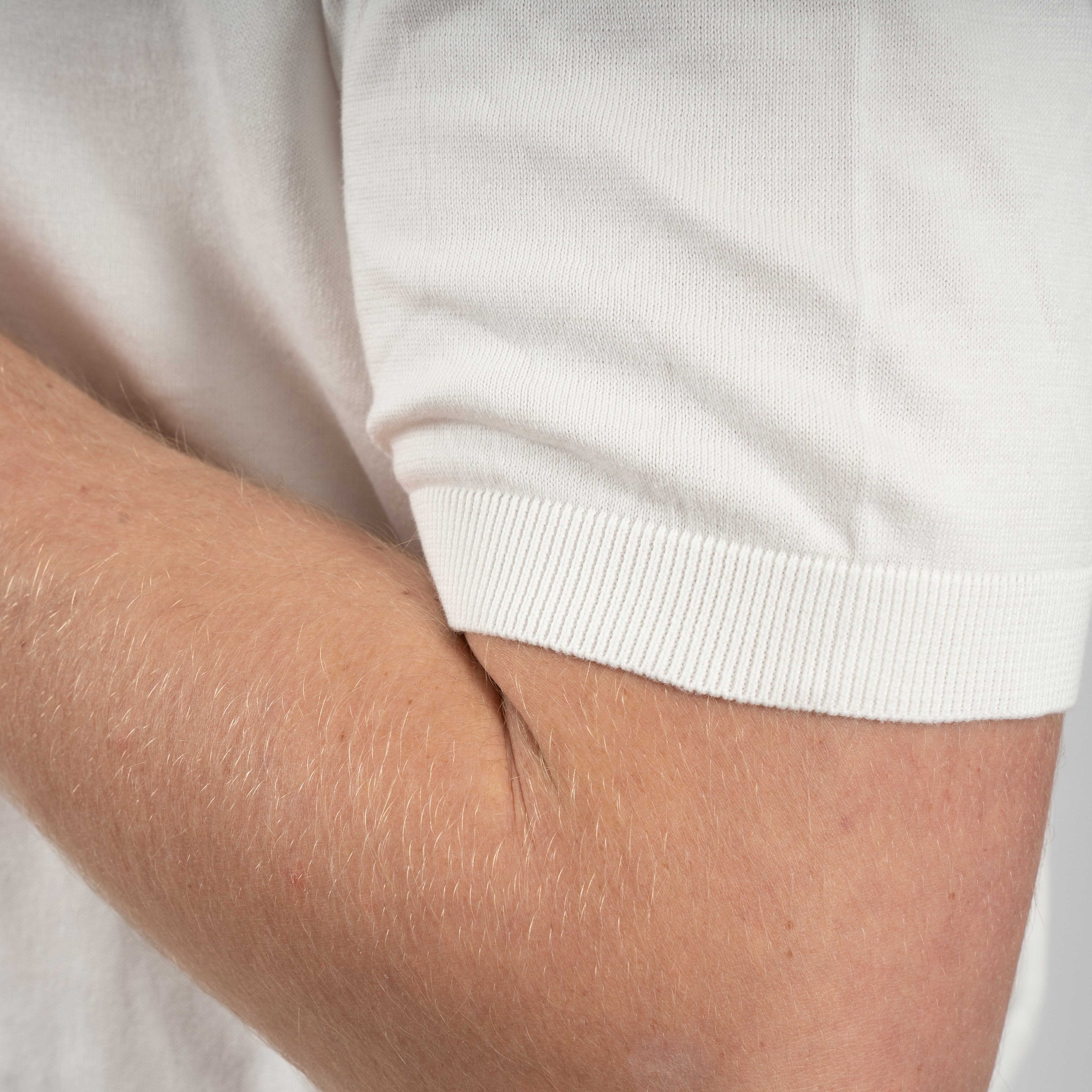 Gran Sasso Polo Wit | Suvin Cotton