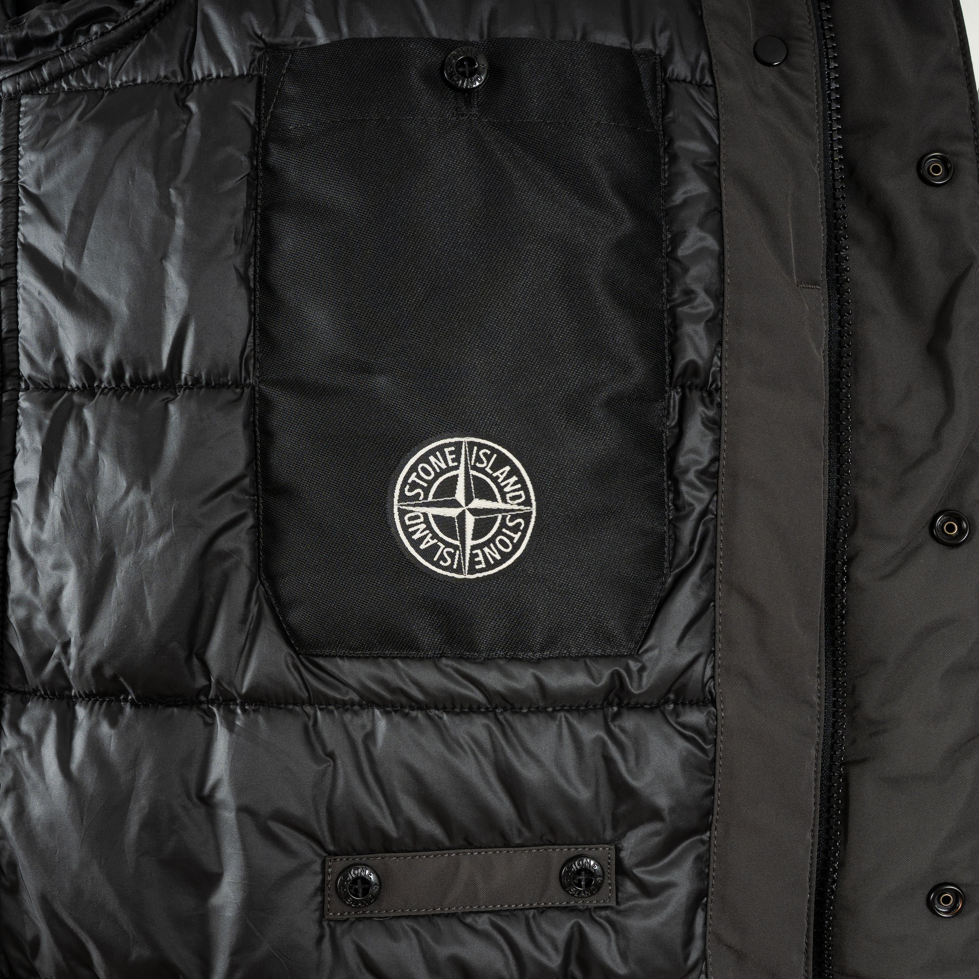 Stone Island Mantel Grijs | Micro Twill