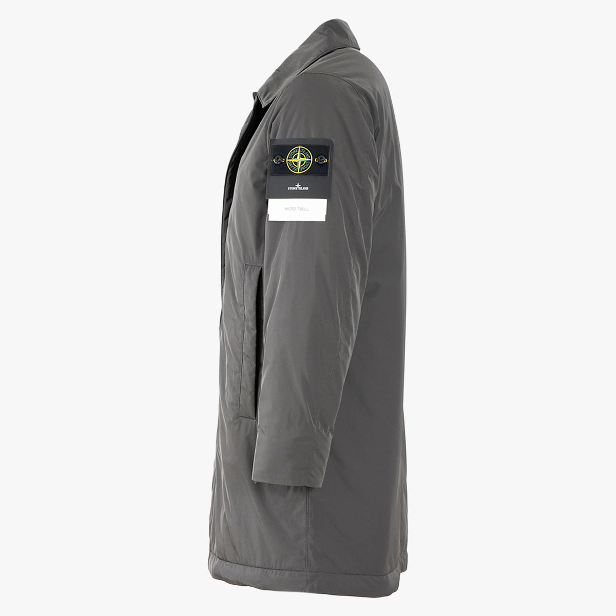 Stone Island Mantel Grijs | Micro Twill