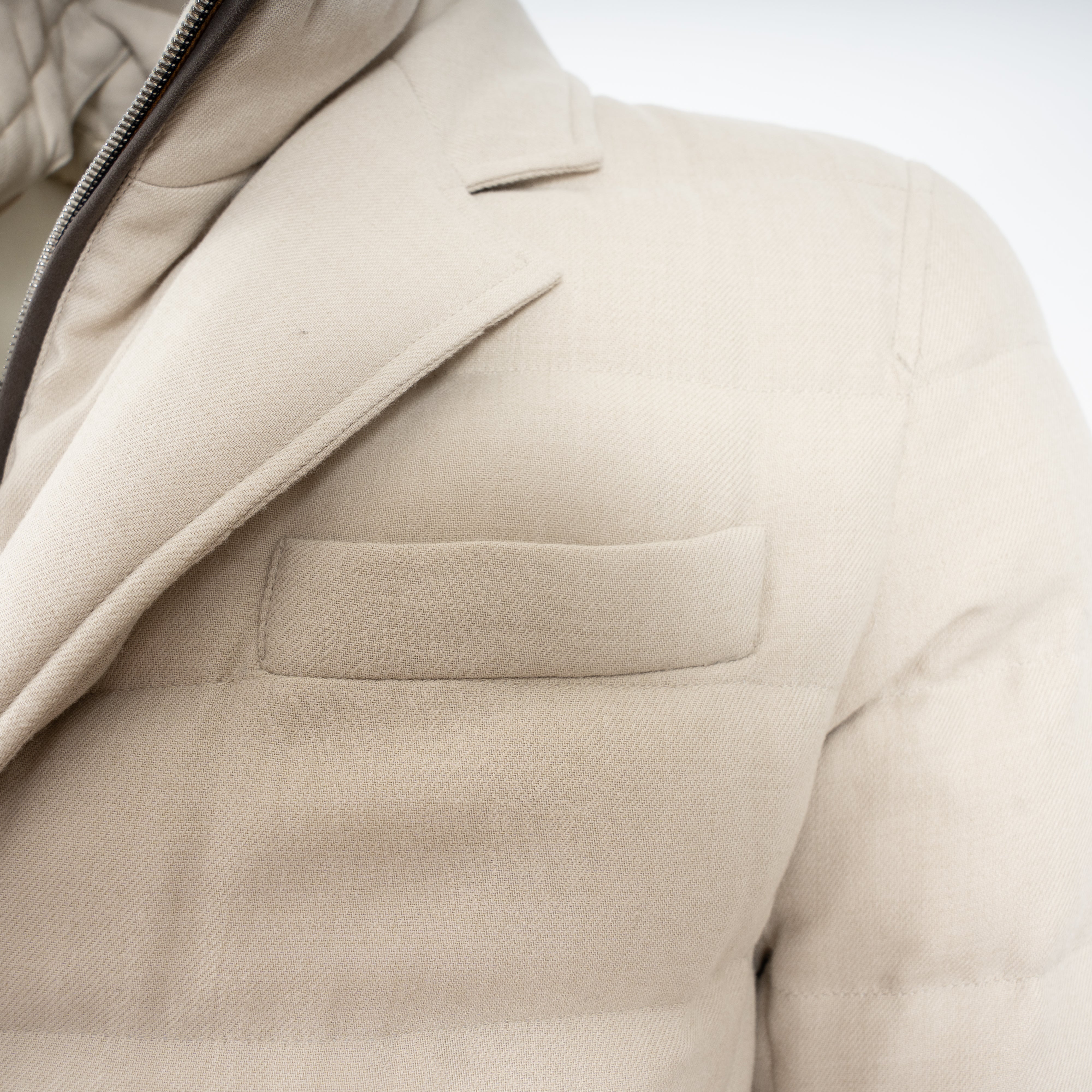 Herno Donsjas Beige | Norfolk Worsted Wool