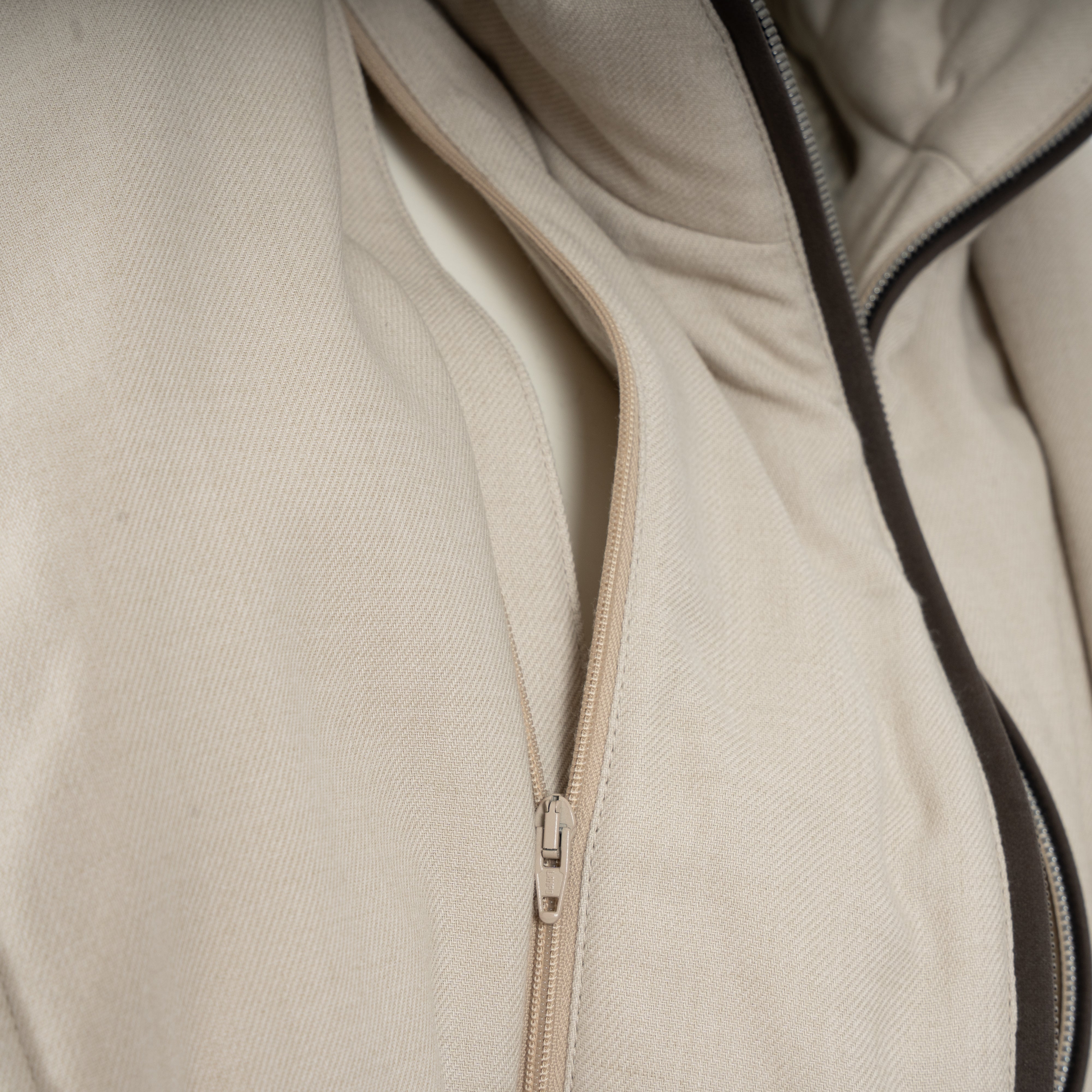 Herno Donsjas Beige | Norfolk Worsted Wool