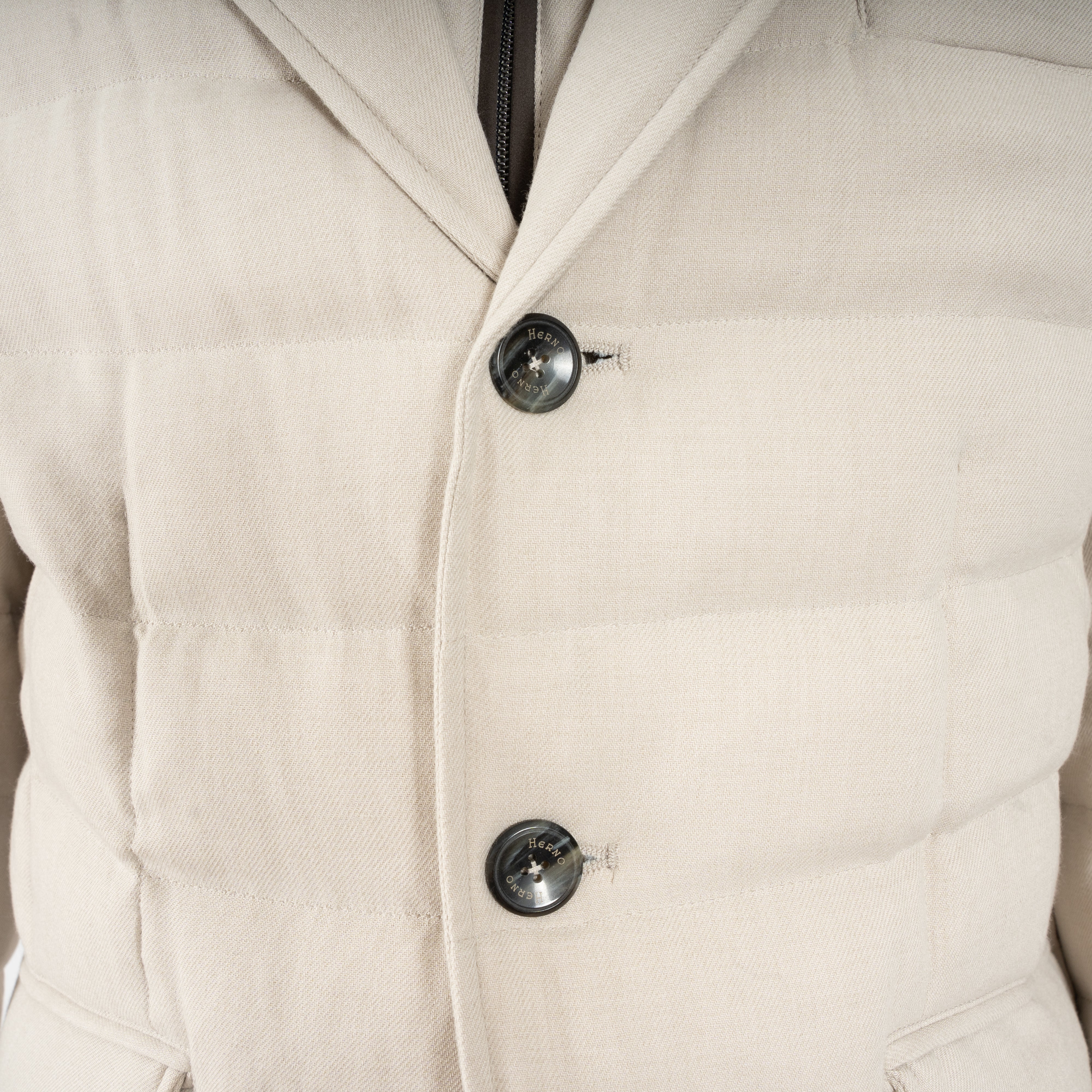 Herno Donsjas Beige | Norfolk Worsted Wool