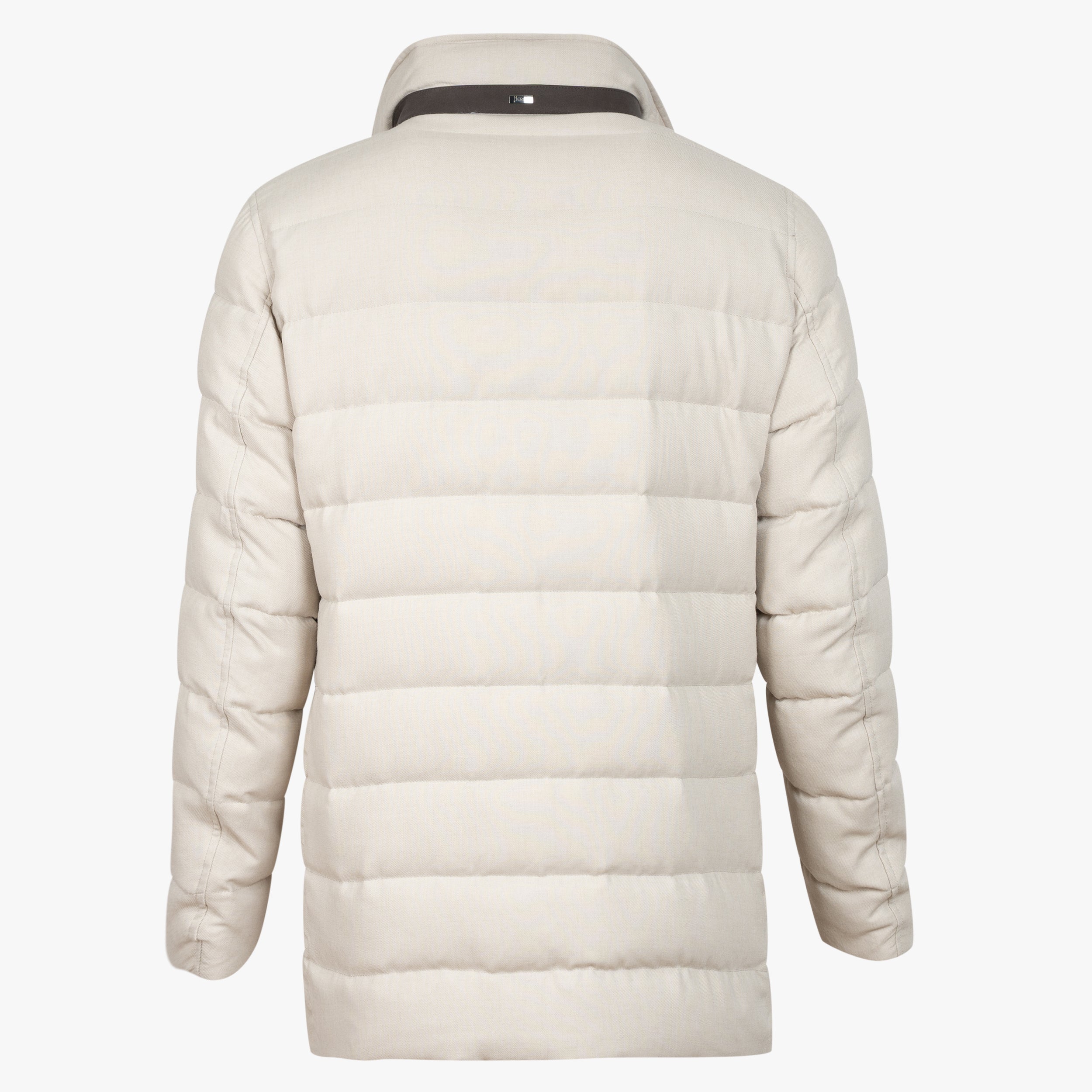 Herno Double-Breasted Mantel Beige | Norfolk Wool