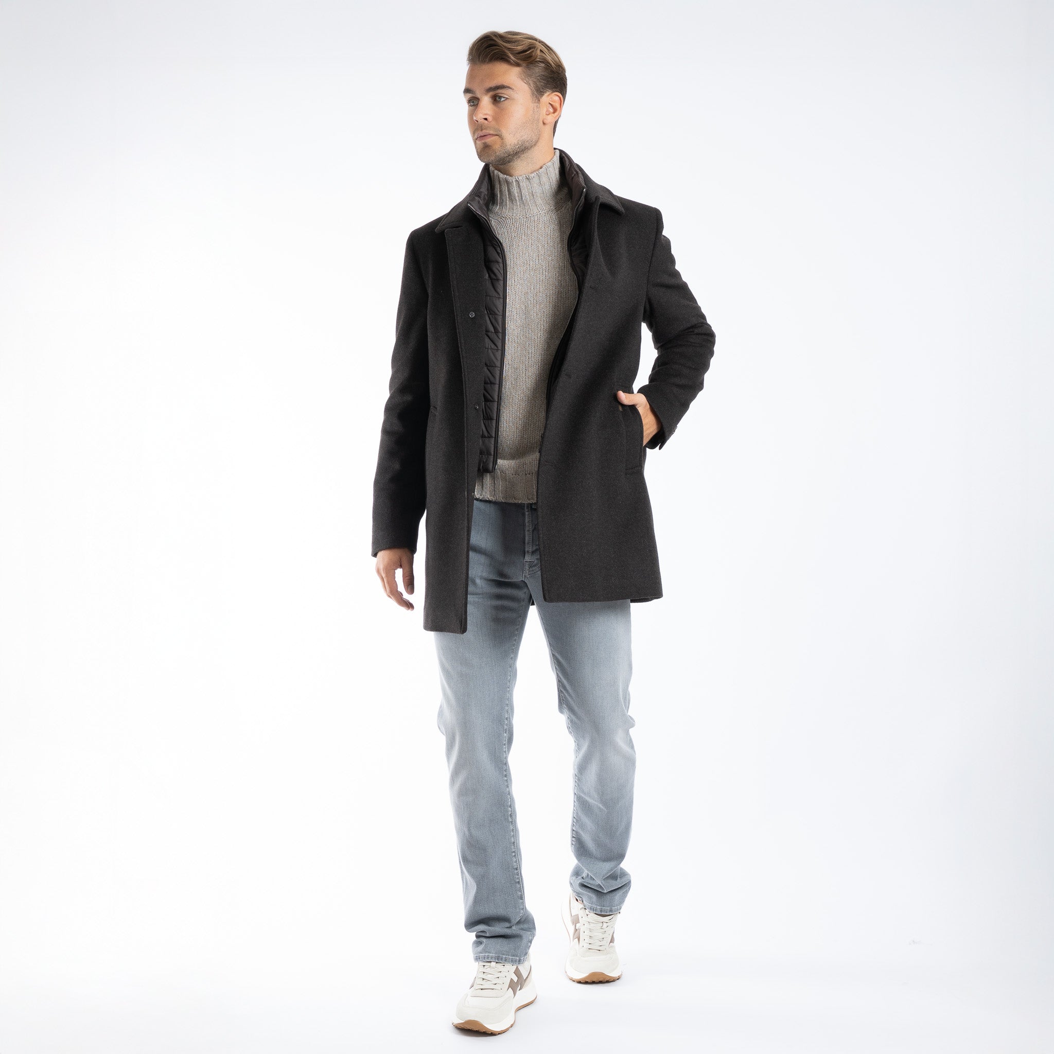 Moorer Mantel Bruin | Monferrato-Le