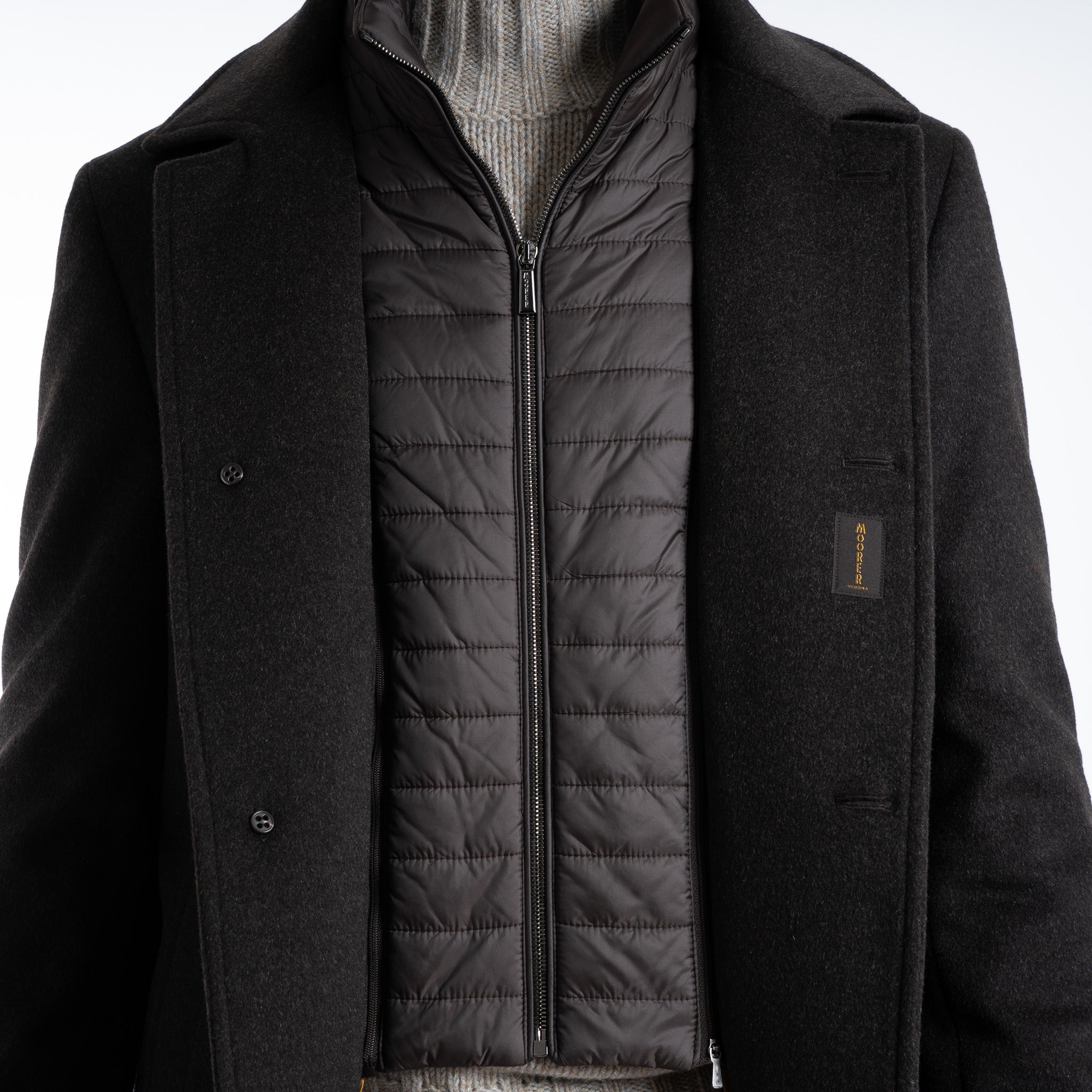 Moorer Mantel Bruin | Monferrato-Le