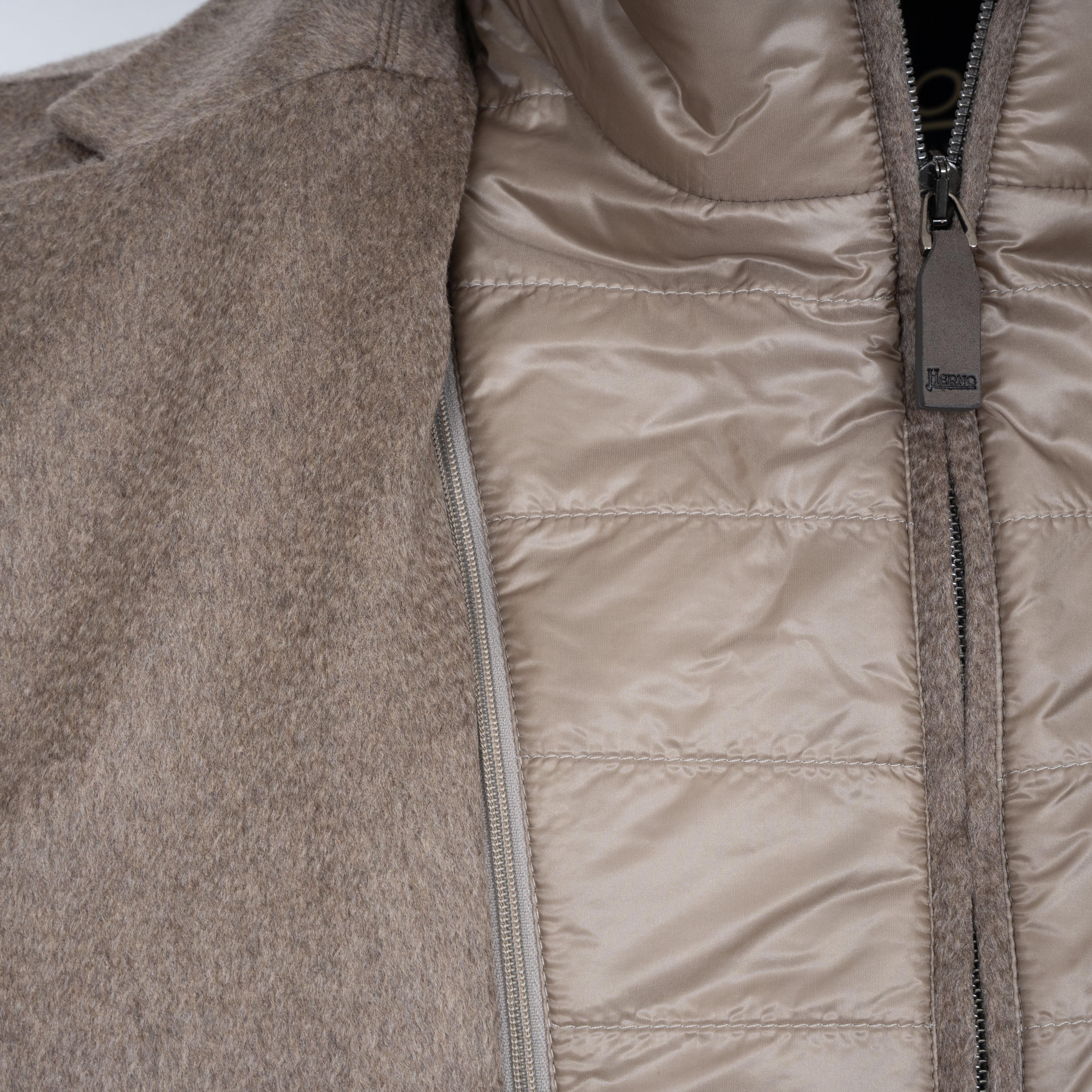 Herno Mantel Beige | Pure Cashmere
