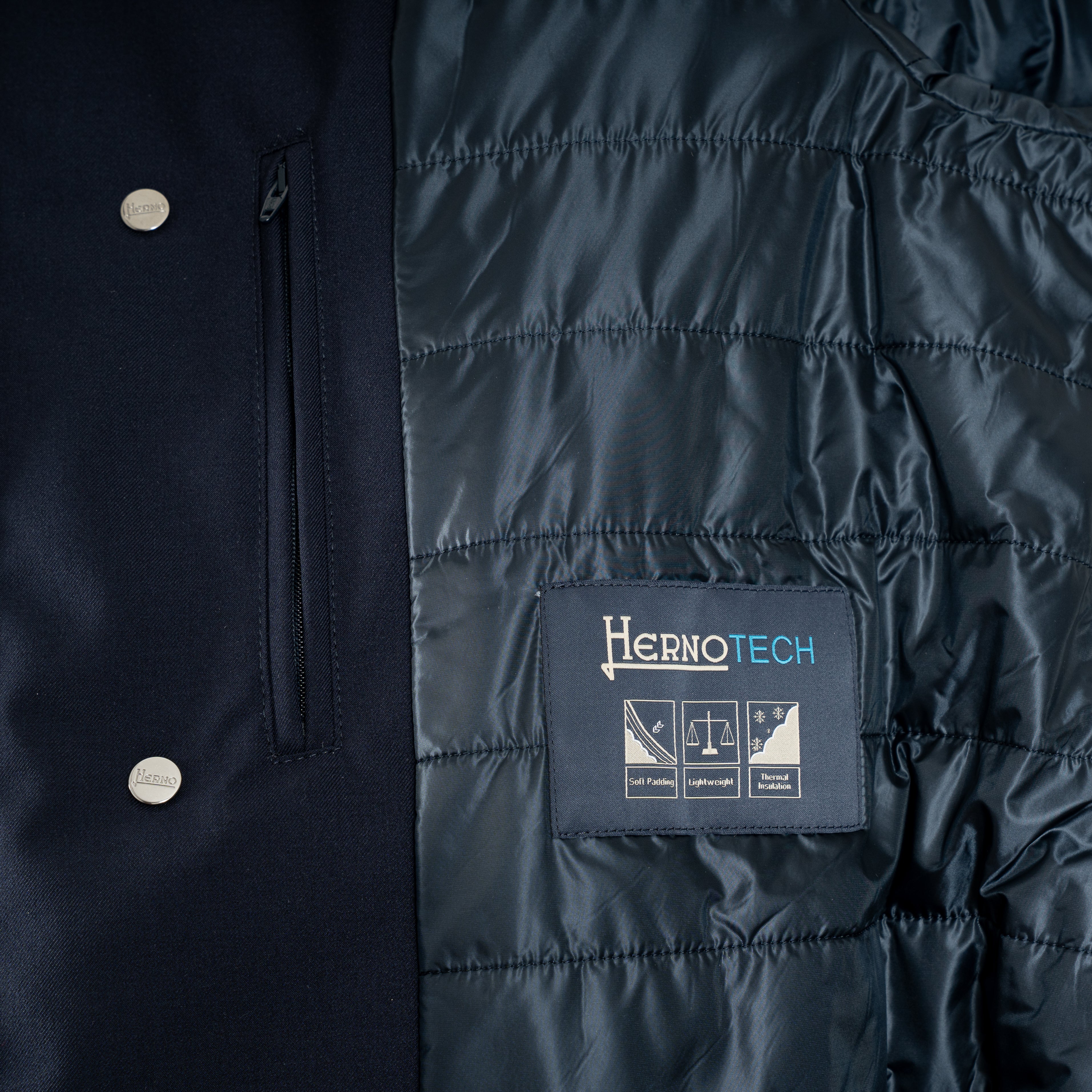 Herno Mantel Donkerblauw | HernoTech