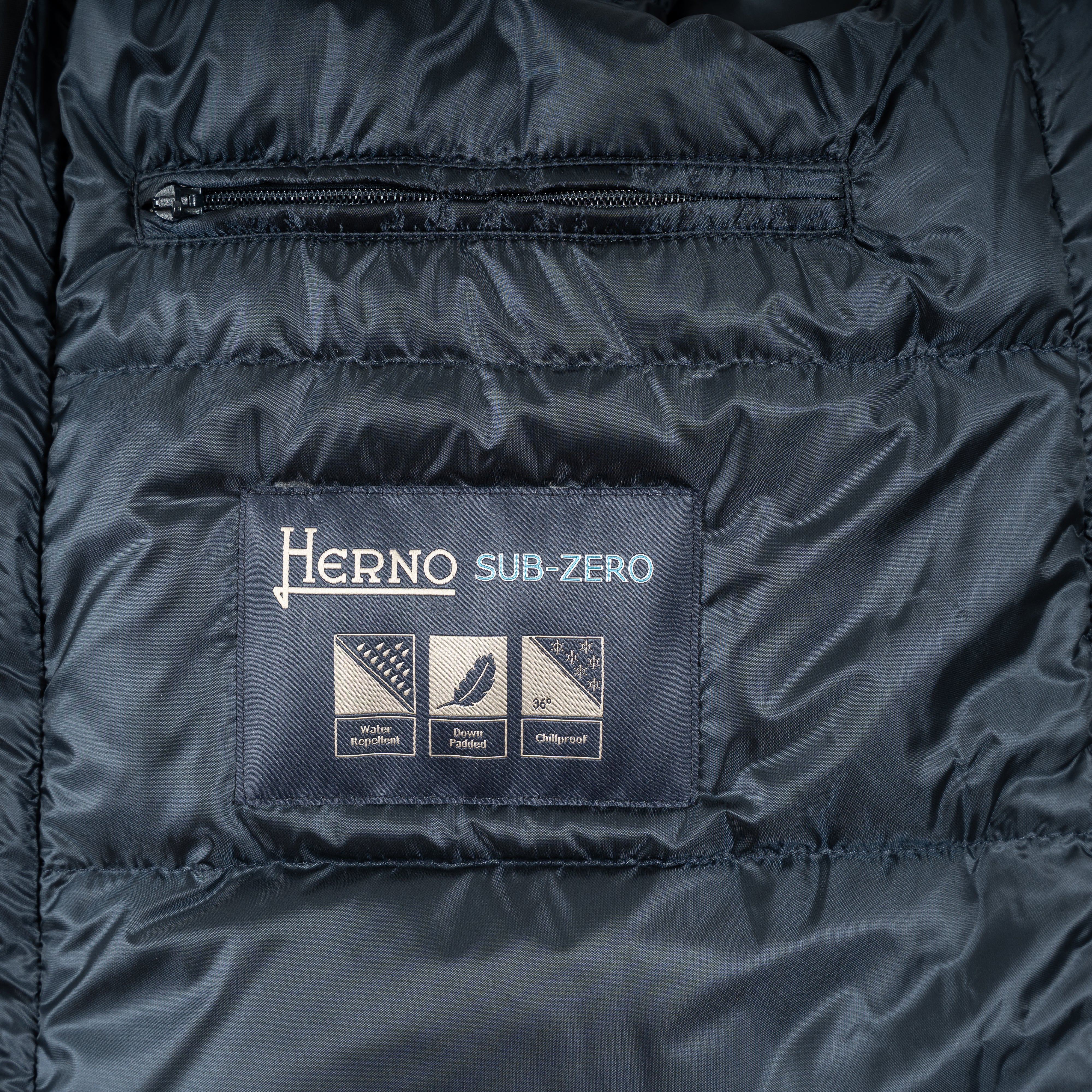 Herno Mantel Donkerblauw | Sub-Zero