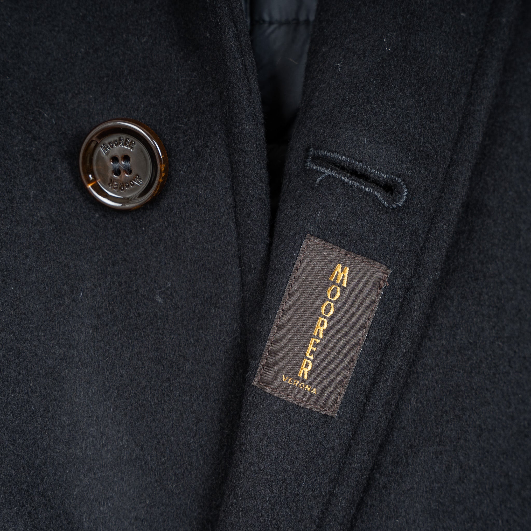 Moorer Mantel Donkerblauw | Monferrato-LE