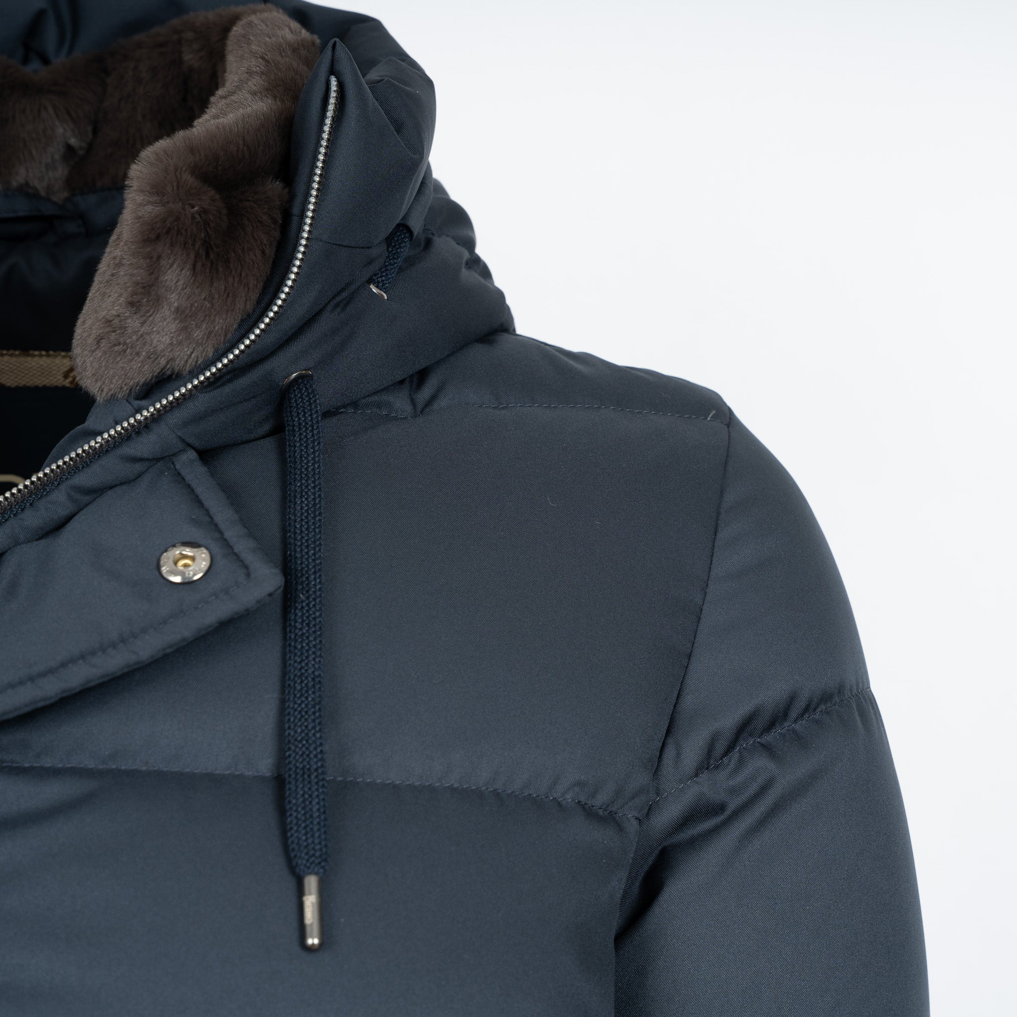 Herno Lange Donsjas Donkerblauw | Arendelle