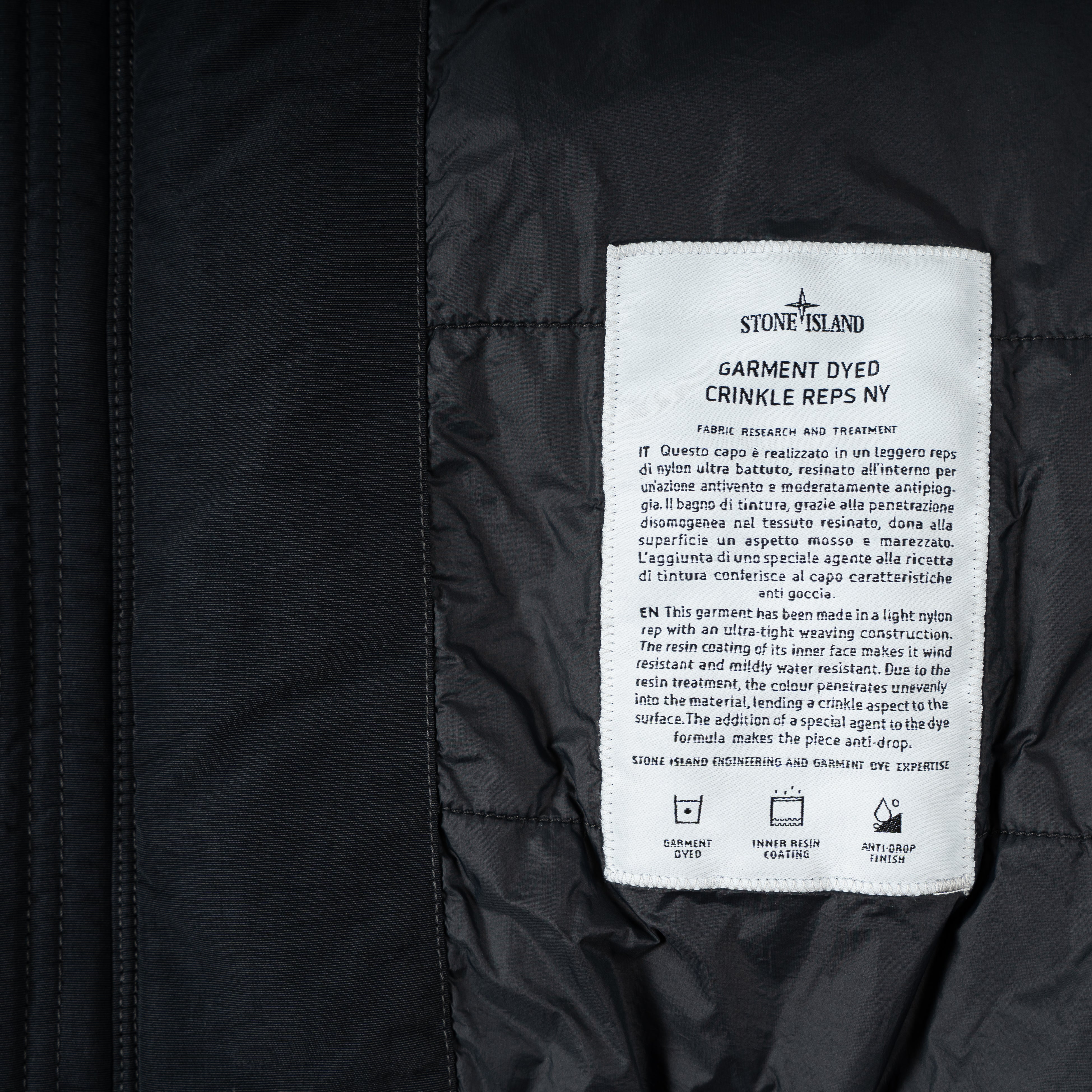 Stone Island Jack Zwart | Crinkle Reps