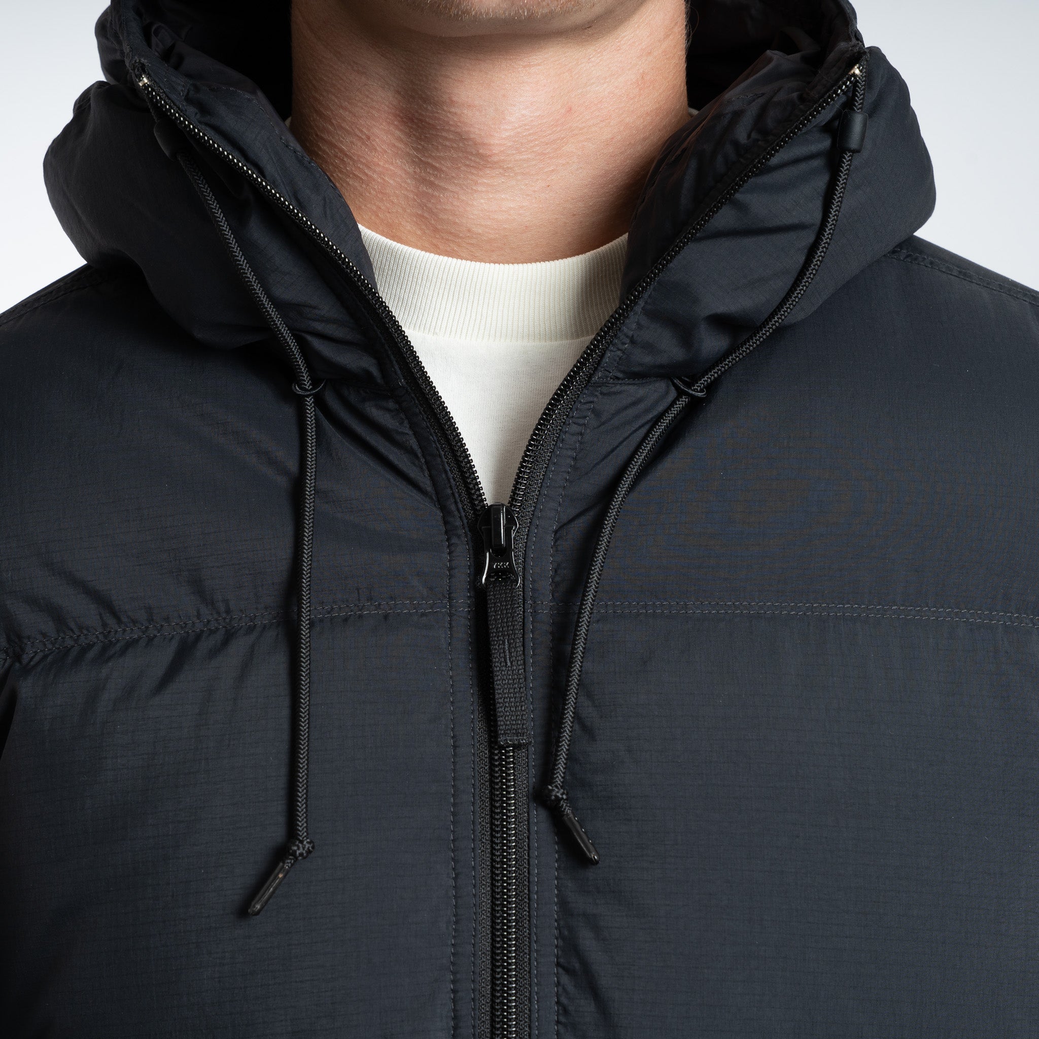 Stone Island Donsjas Zwart | Ripstop Cordura
