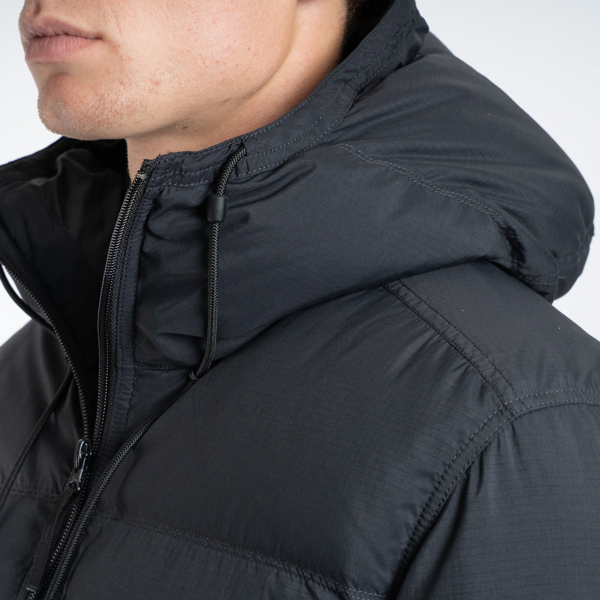 Stone Island Donsjas Zwart | Ripstop Cordura