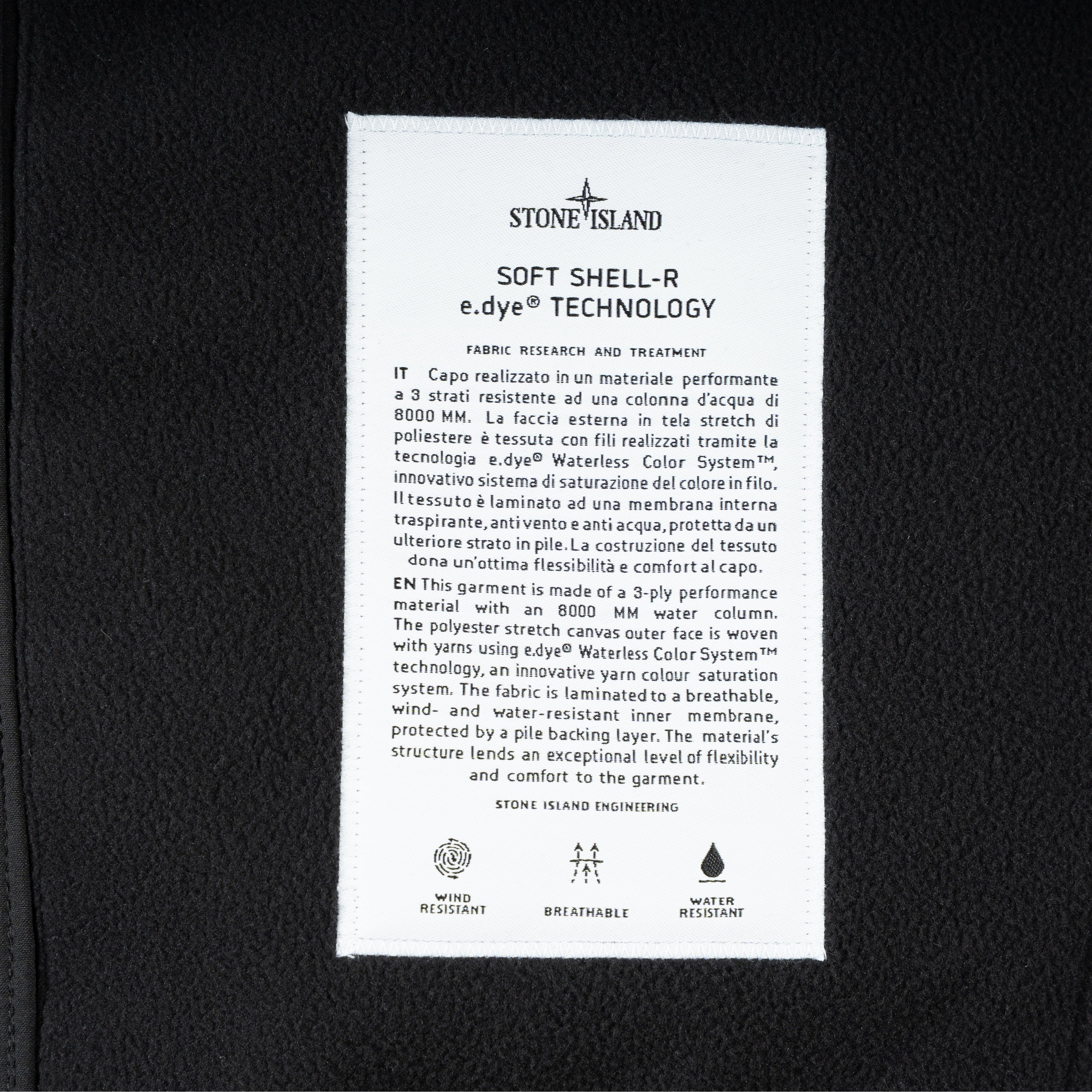Stone Island Soft Shell Jas Zwart | Soft Shell-R