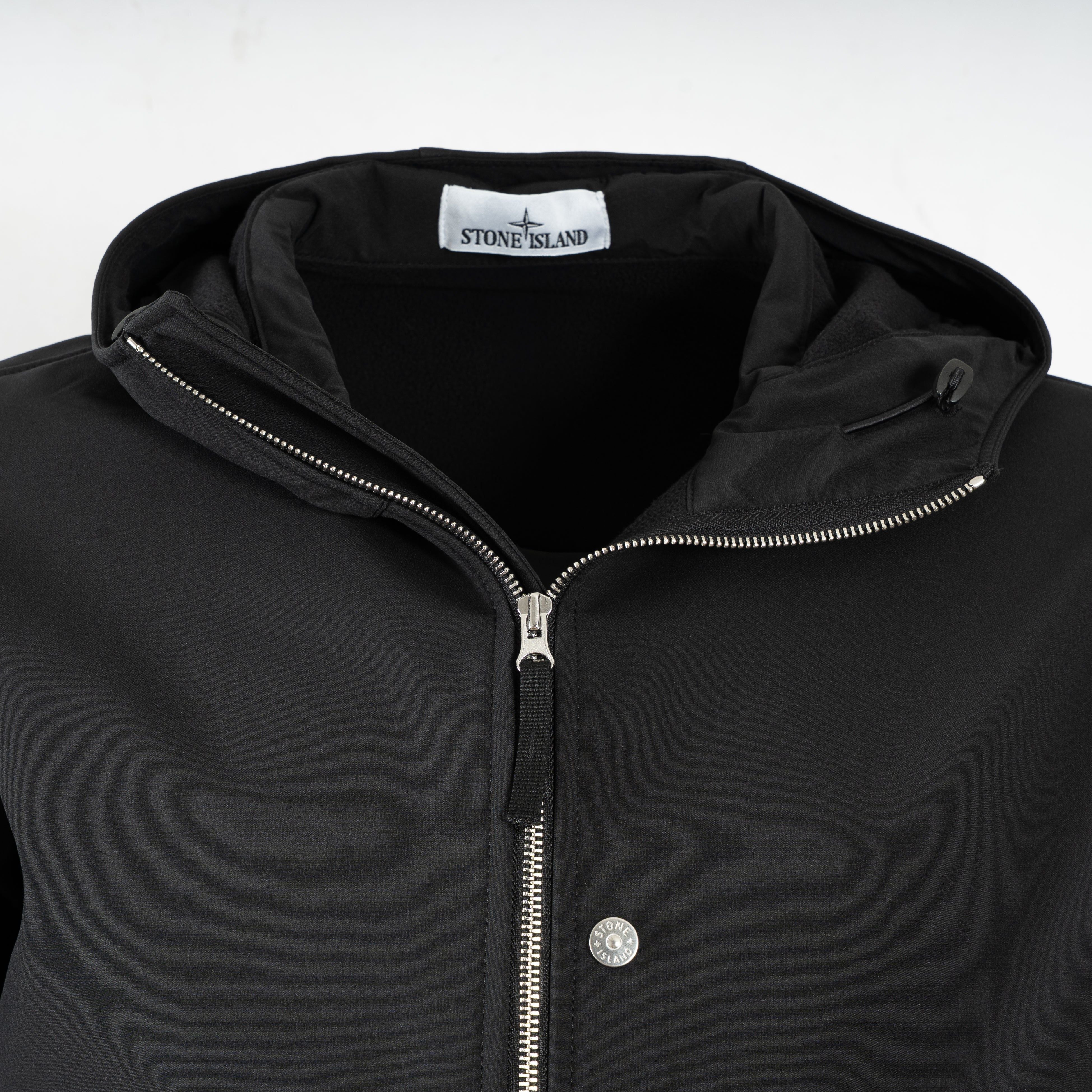 Stone Island Soft Shell Jas Zwart | Soft Shell-R