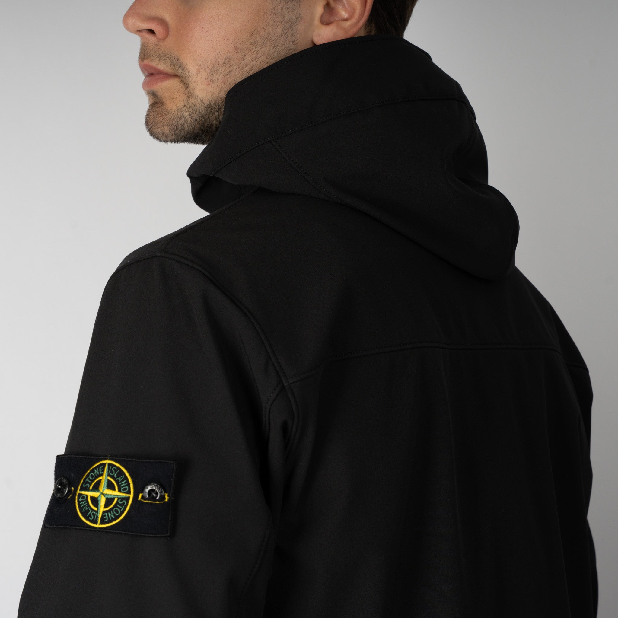 Stone Island Soft Shell Jas Zwart | Soft Shell-R