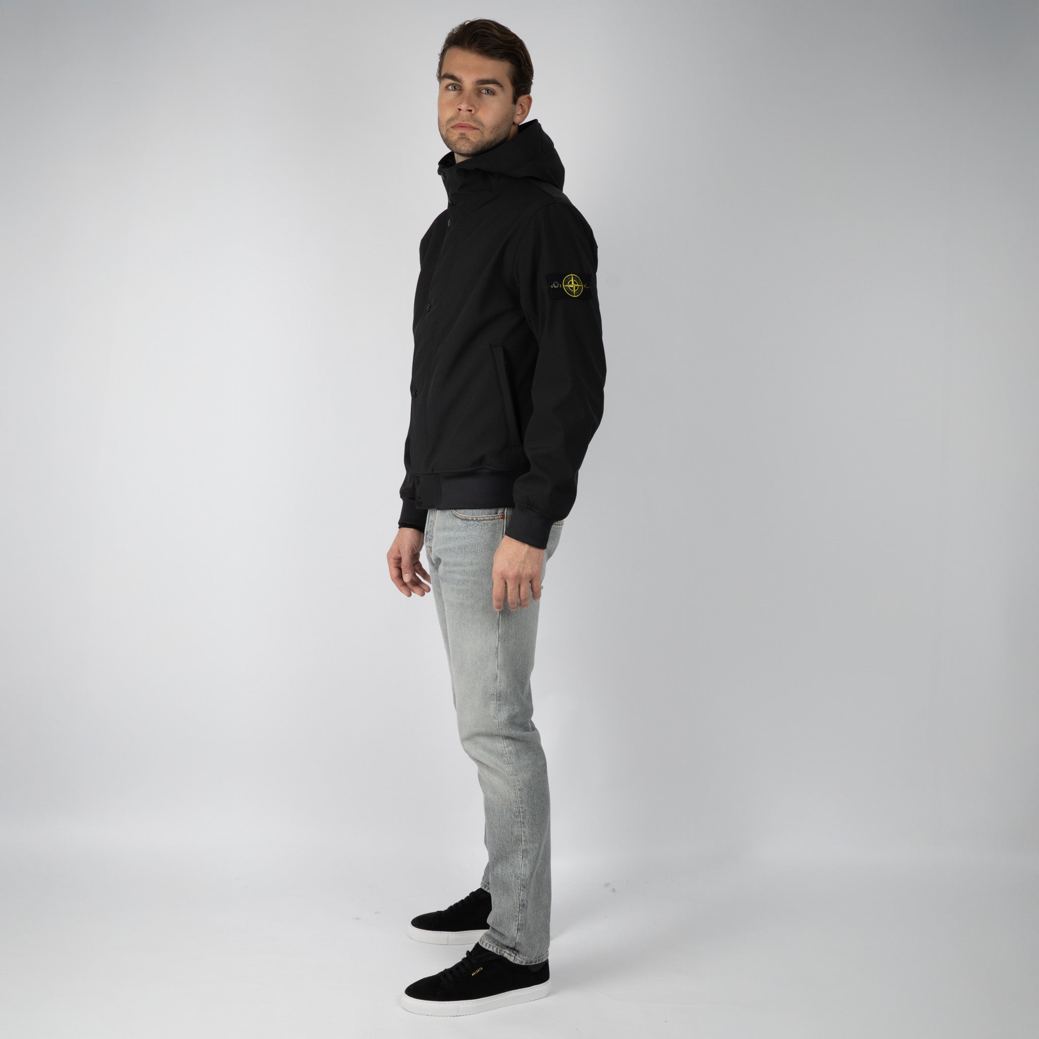 Stone Island Soft Shell Jas Zwart | Soft Shell-R