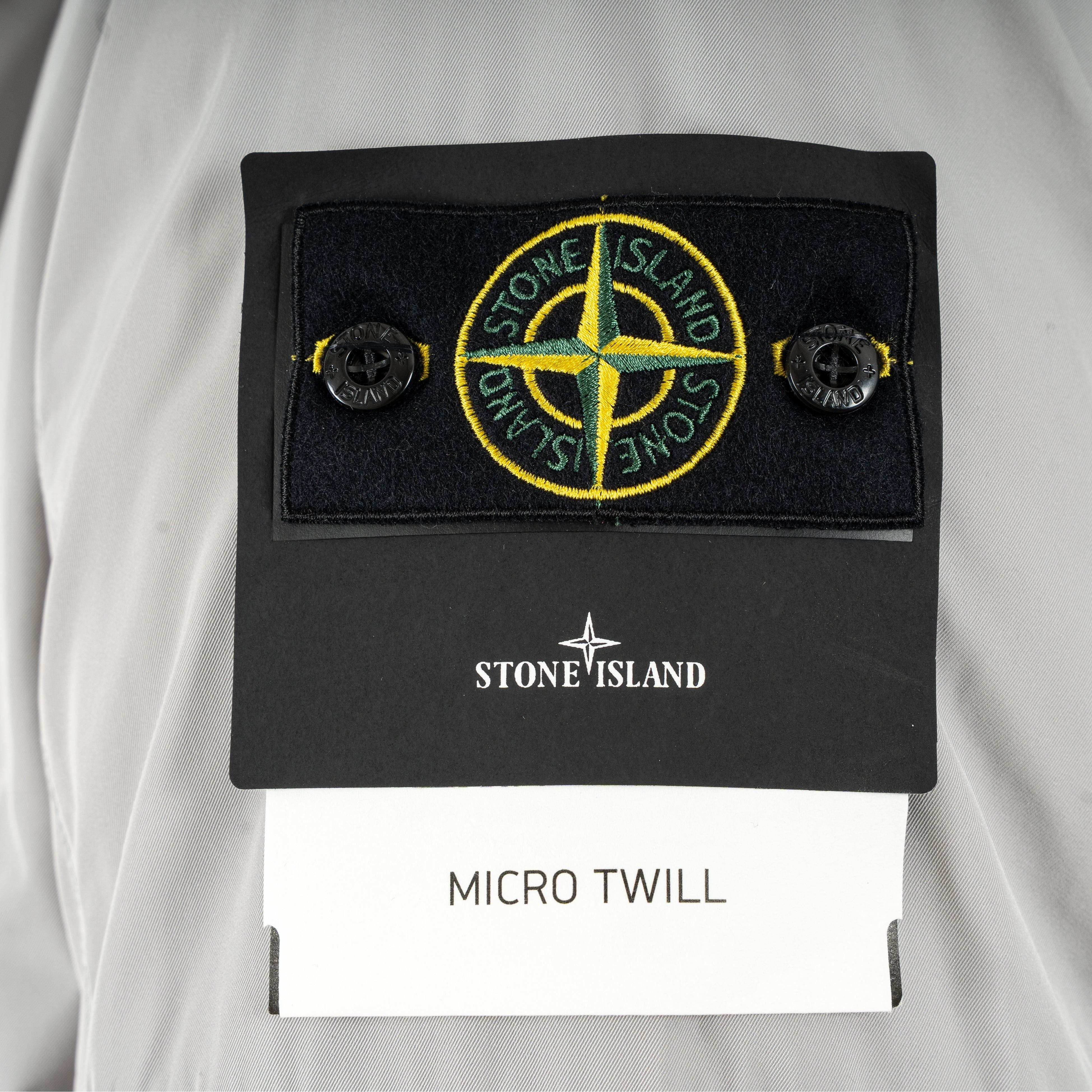 Stone Island Parka Grijs | Micro Twill
