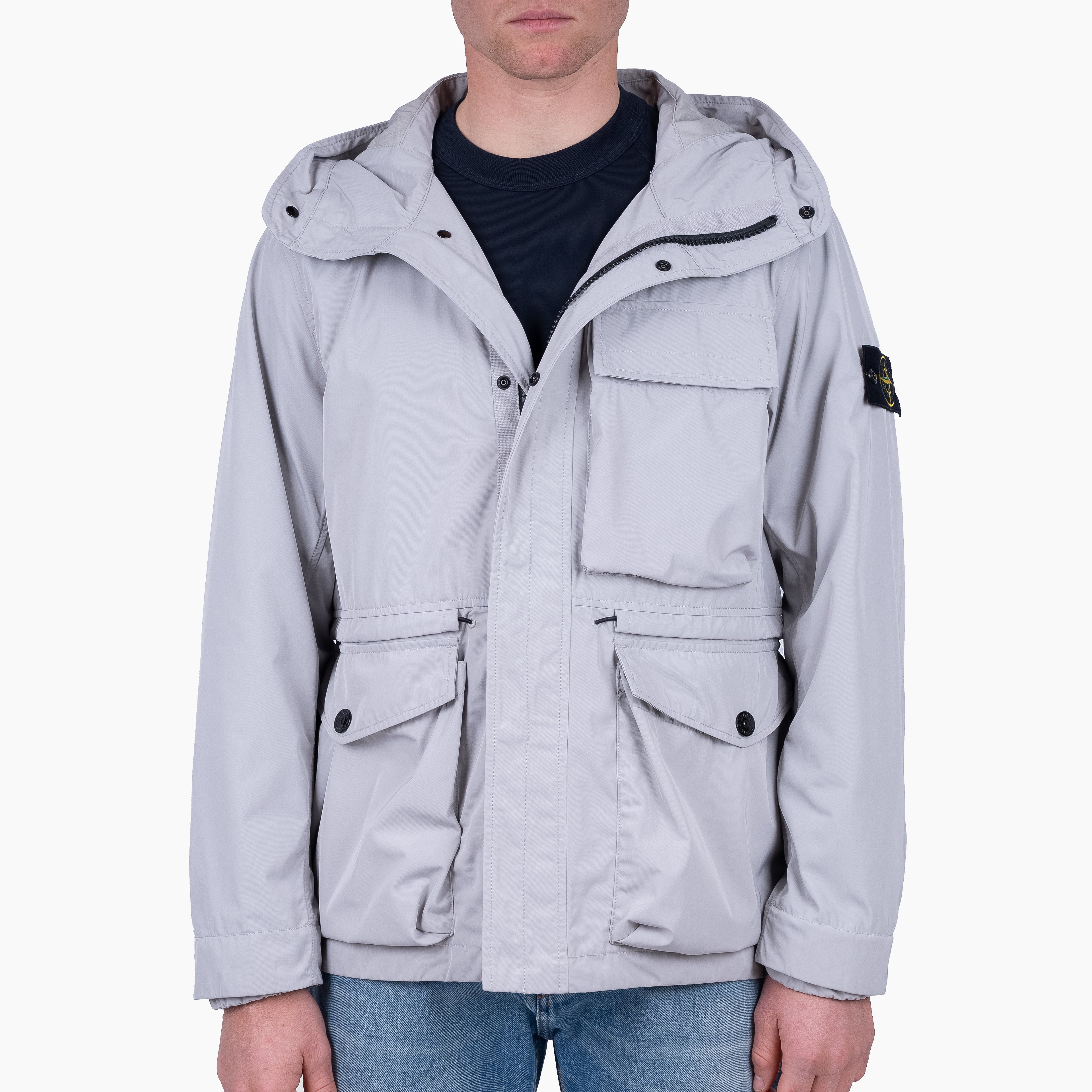 Stone Island Parka Grijs | Micro Twill