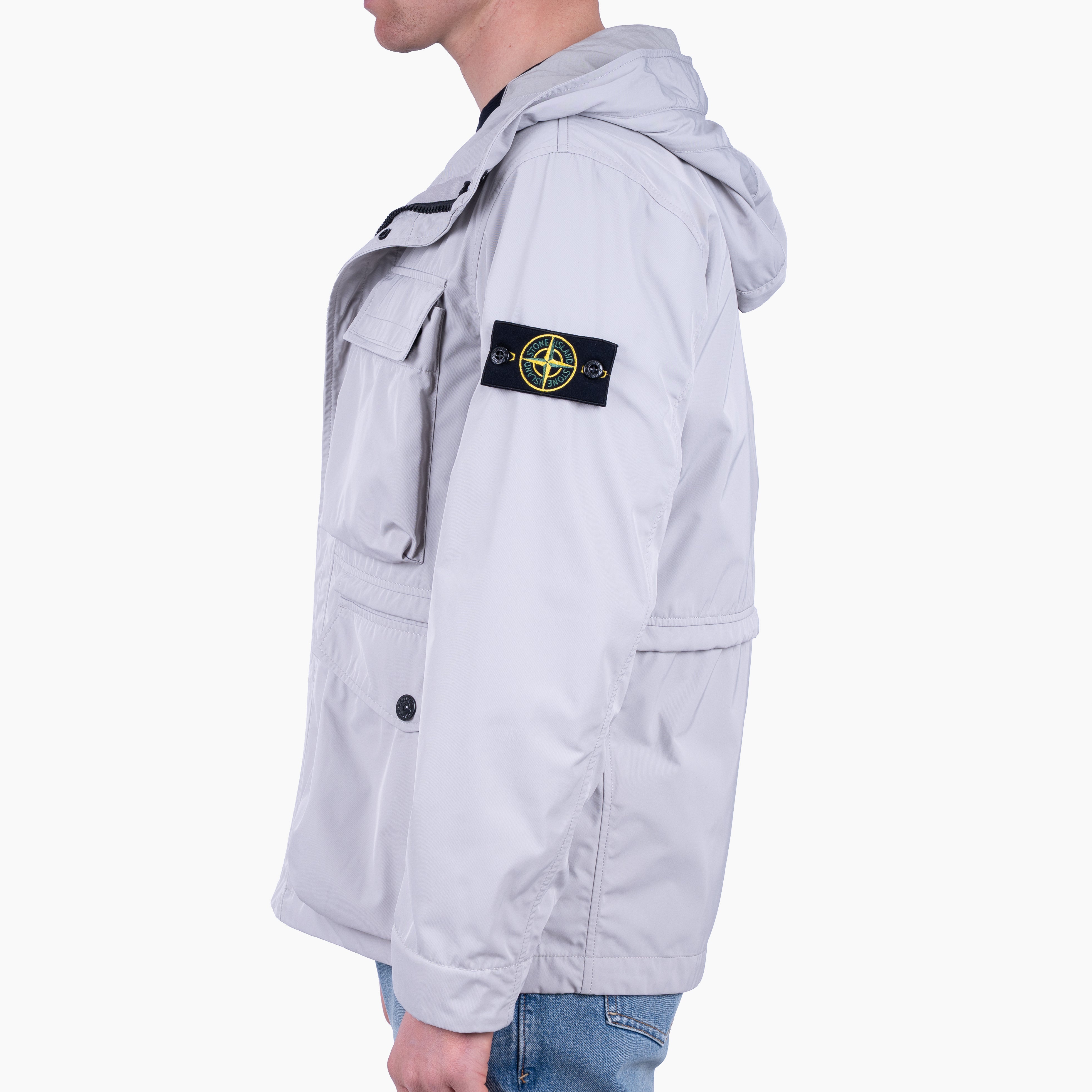 Stone Island Parka Grijs | Micro Twill