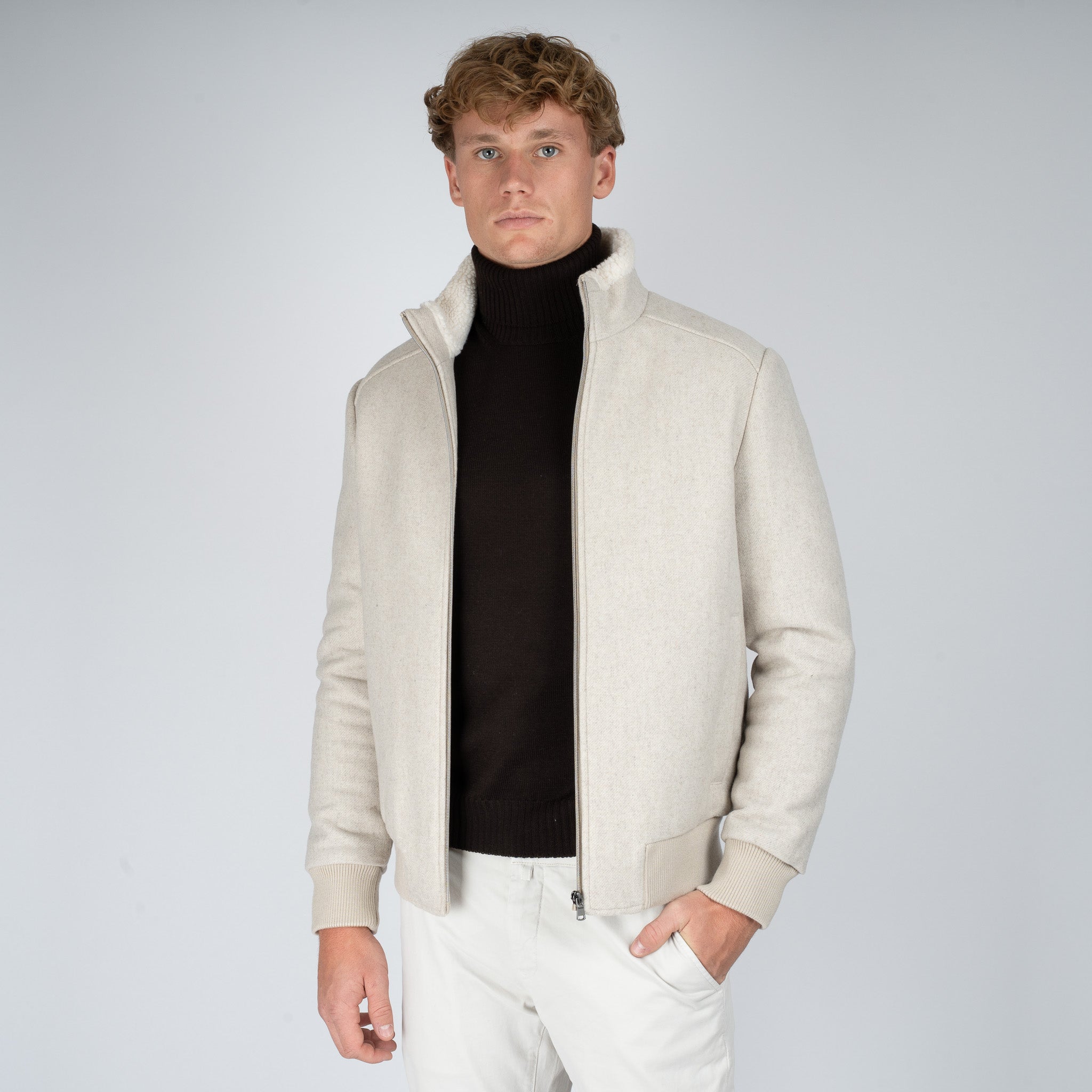 SEVEN DIALS Bomberjack Beige | Loc