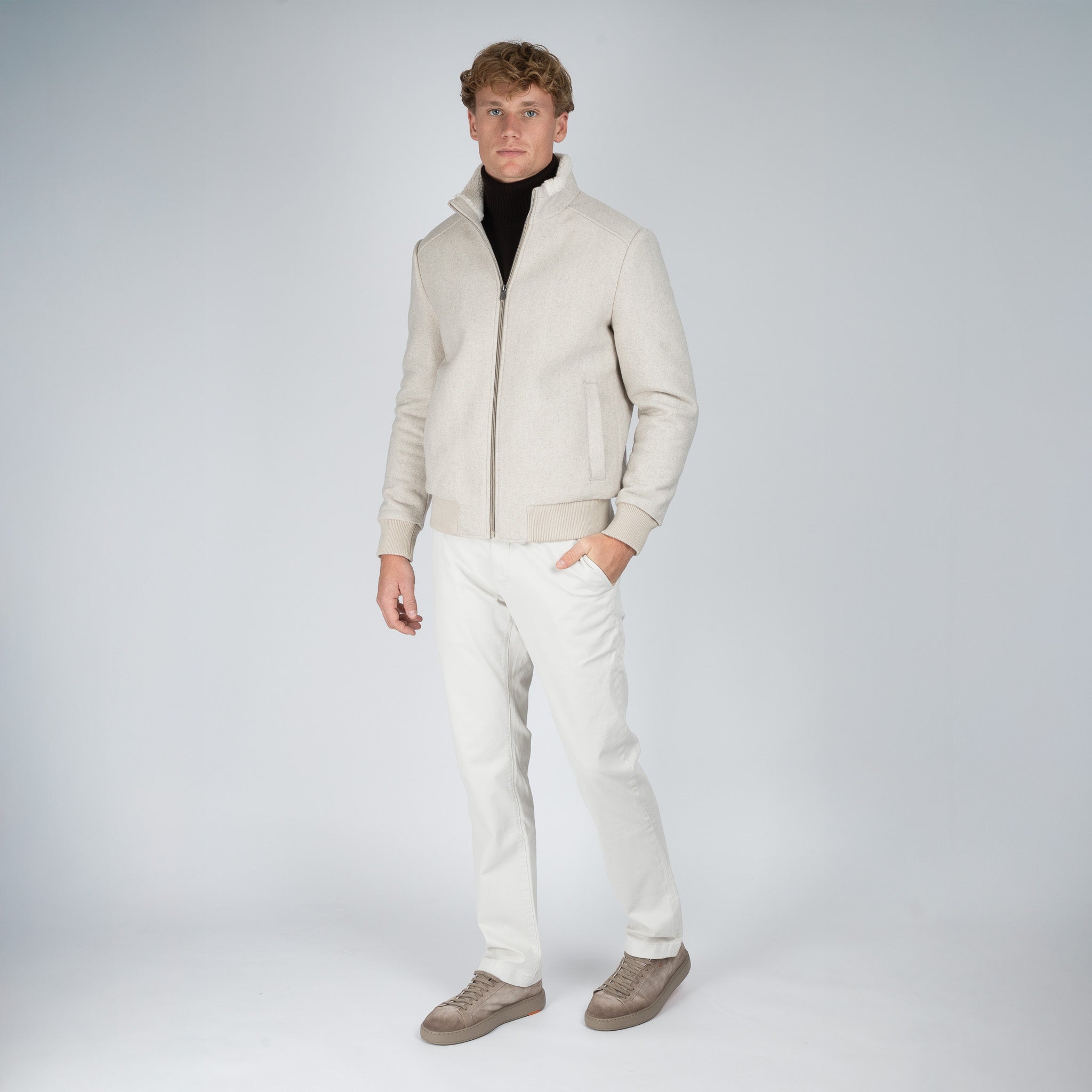 SEVEN DIALS Bomberjack Beige | Loc