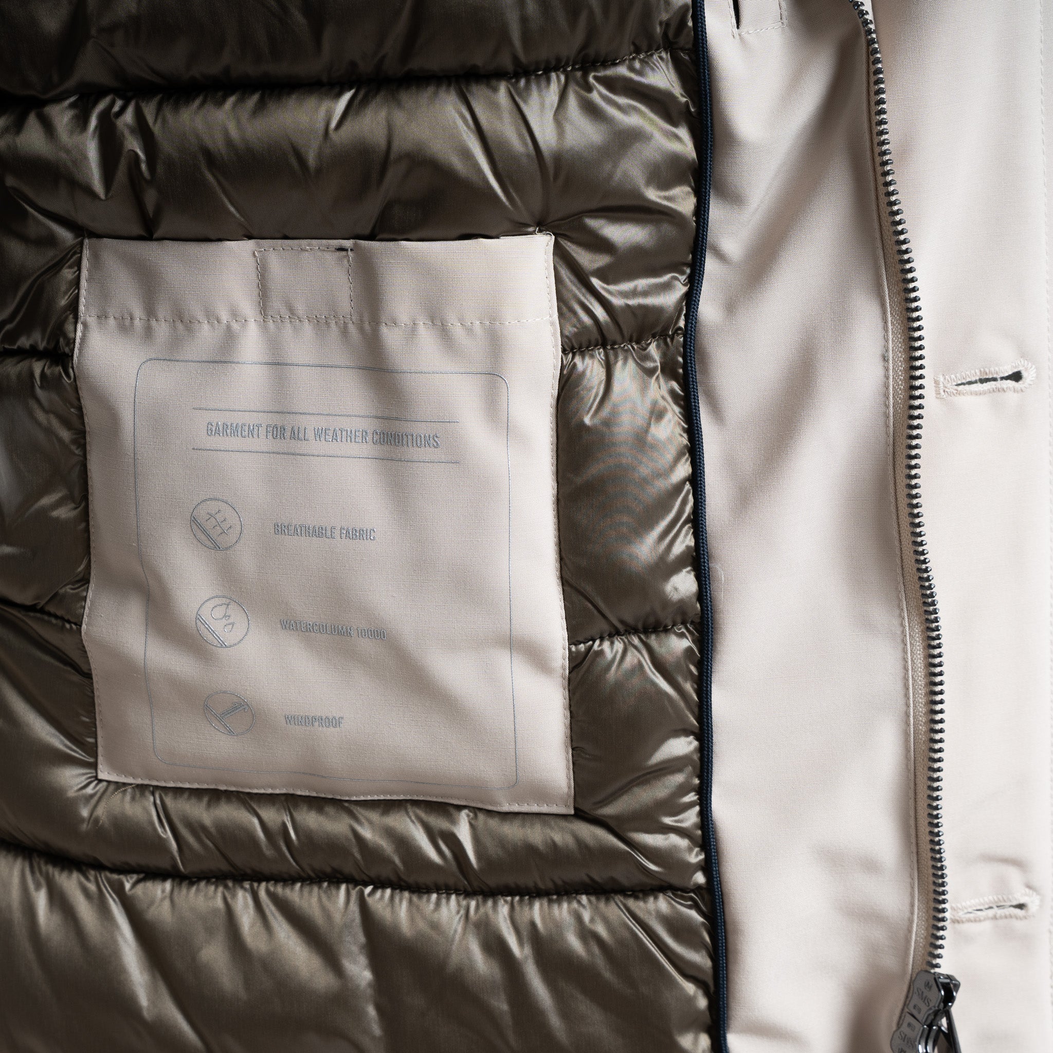 SEVEN DIALS Parka Beige | Zeke