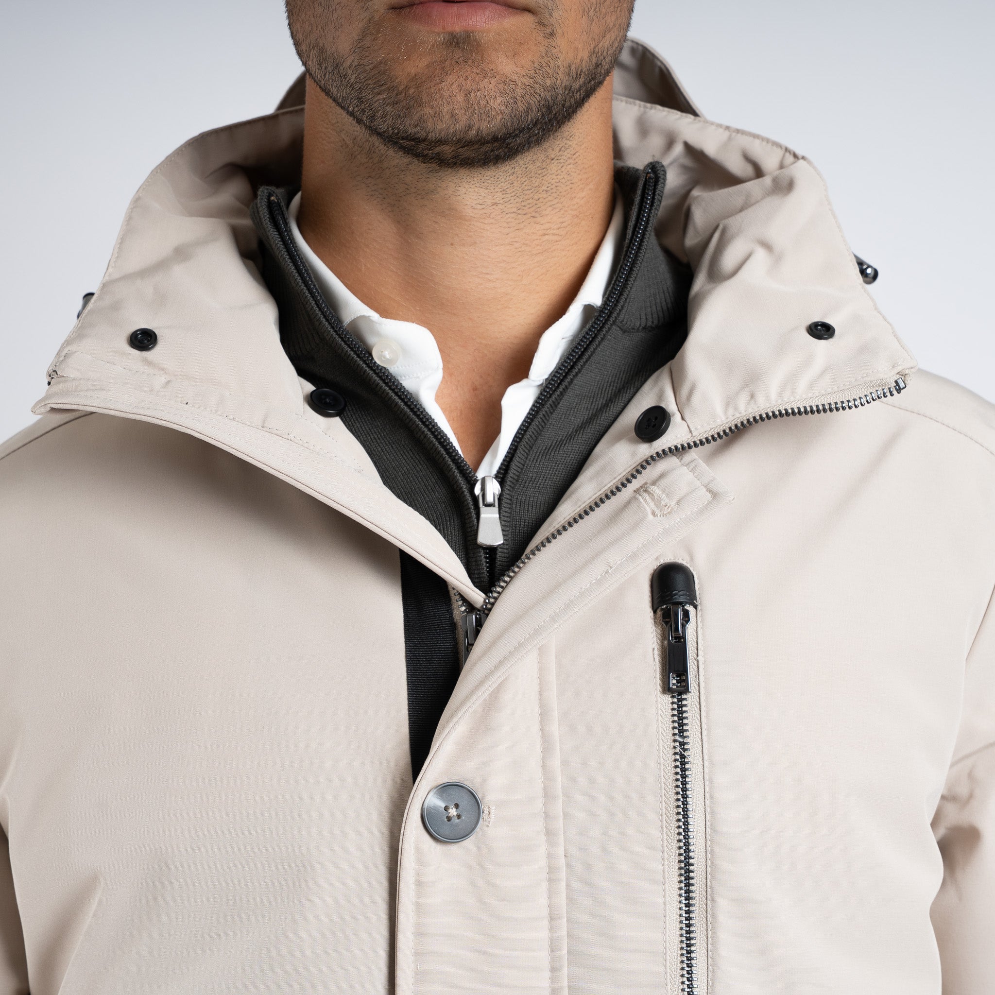 SEVEN DIALS Parka Beige | Zeke