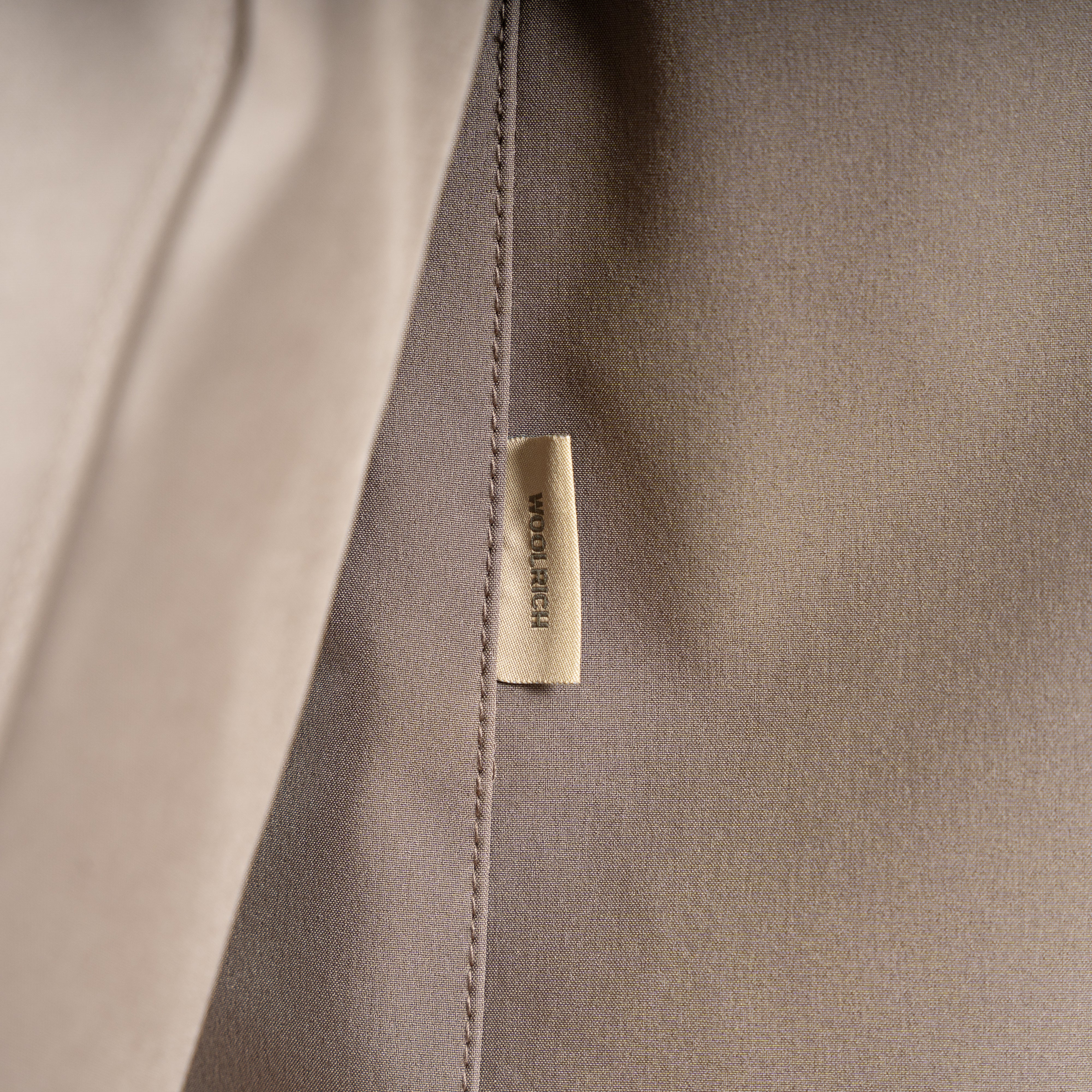 Woolrich Mantel Taupe | Soft Shell Barrow Mac Coat