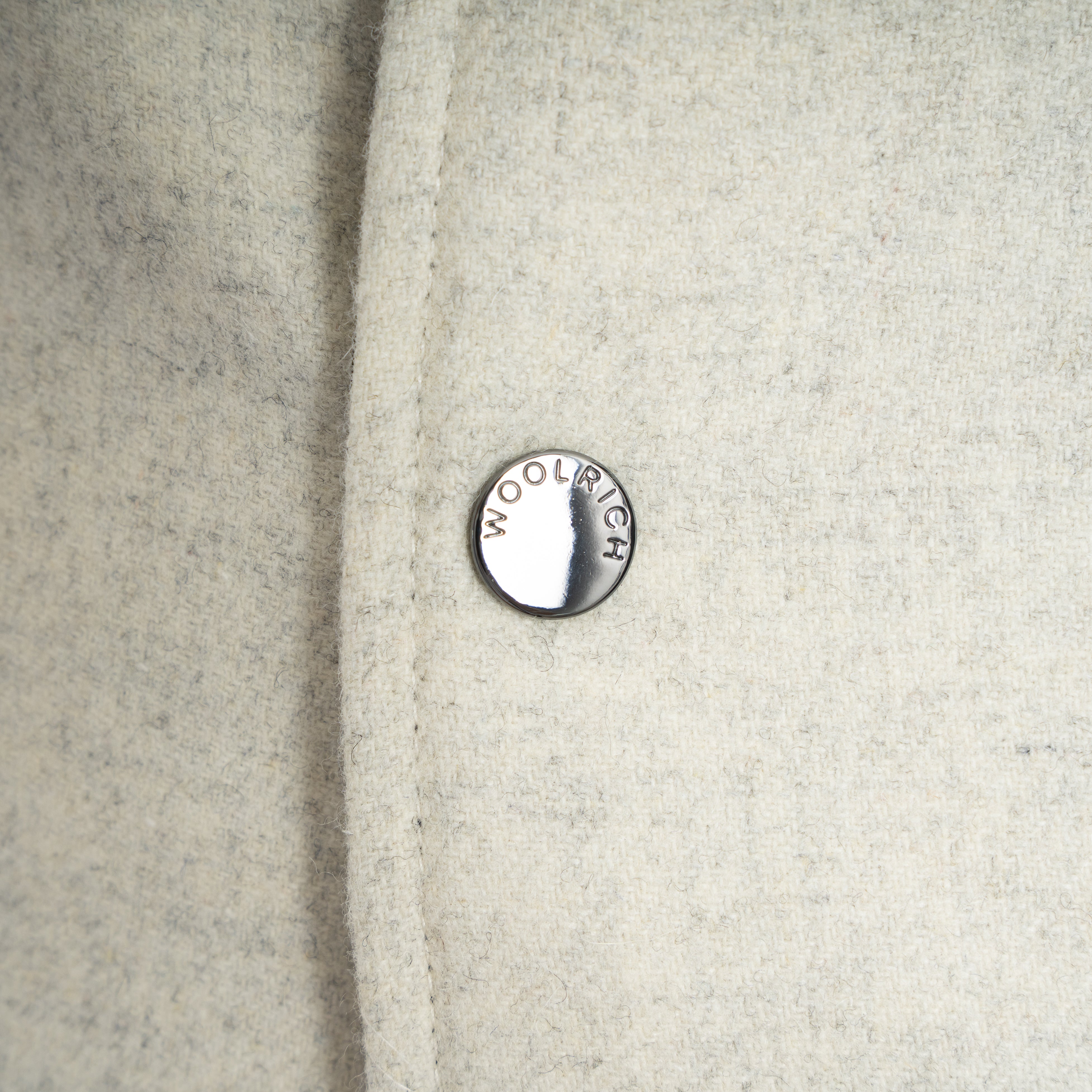 Woolrich Overshirt Creme | Keating