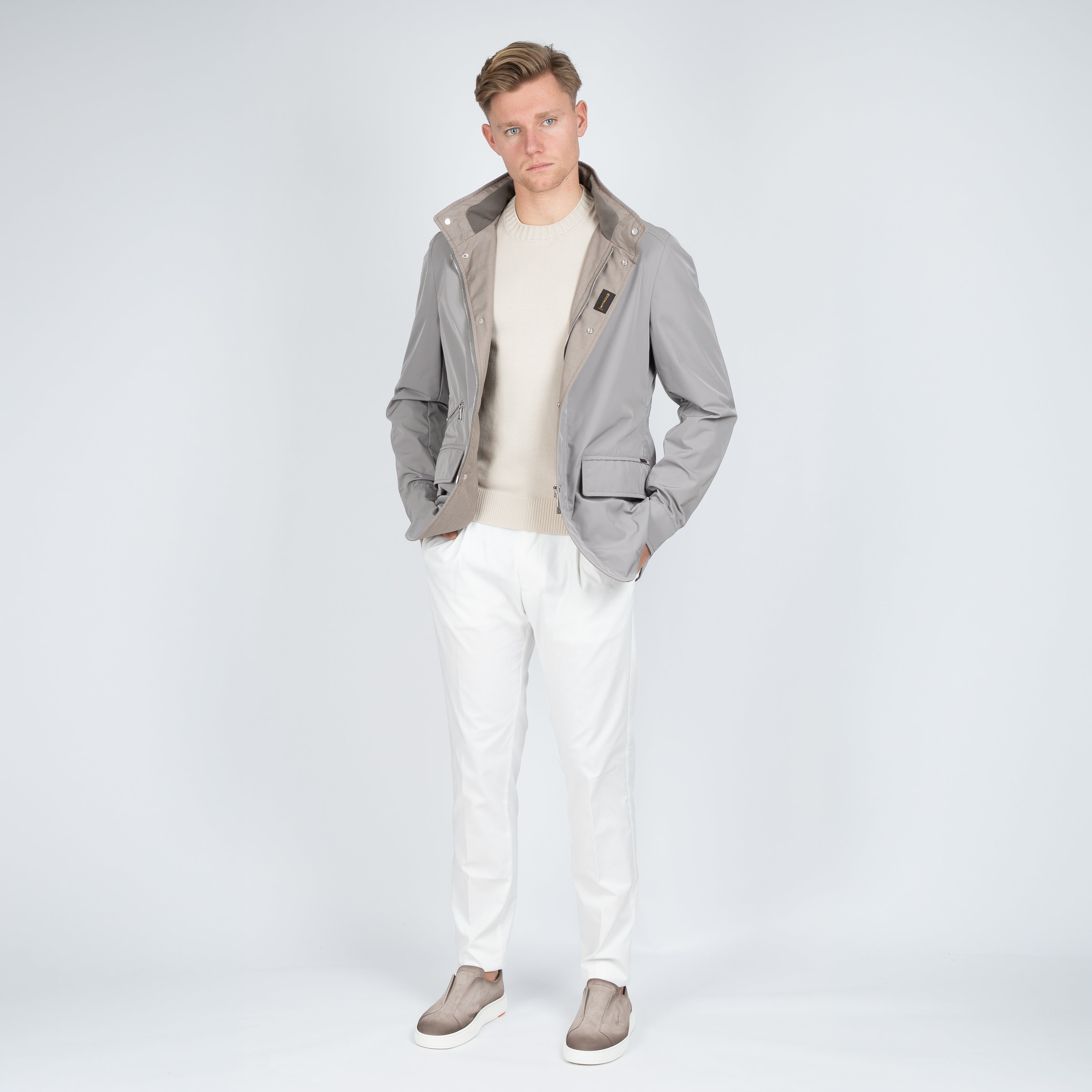 Moorer Field Jacket Beige | Sten-AT