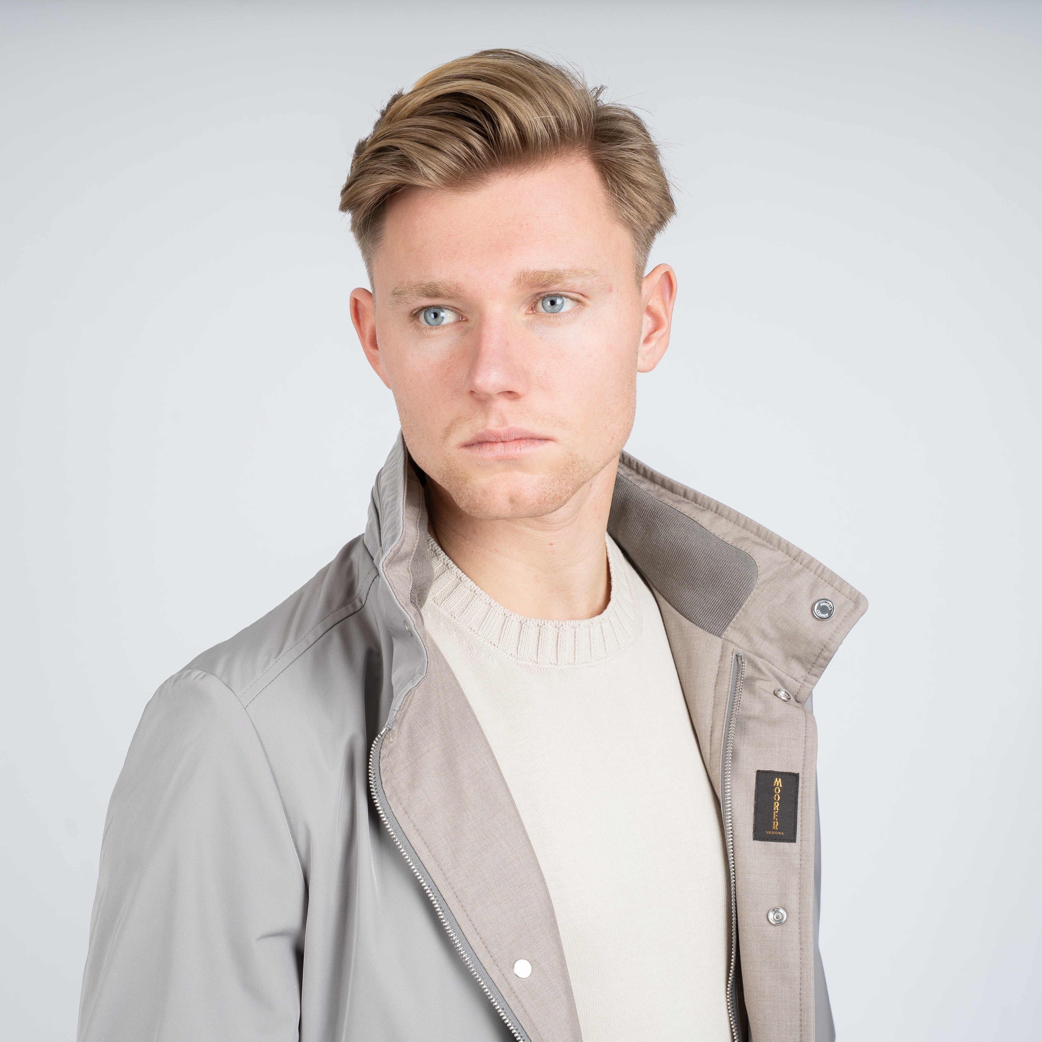 Moorer Field Jacket Beige | Sten-AT
