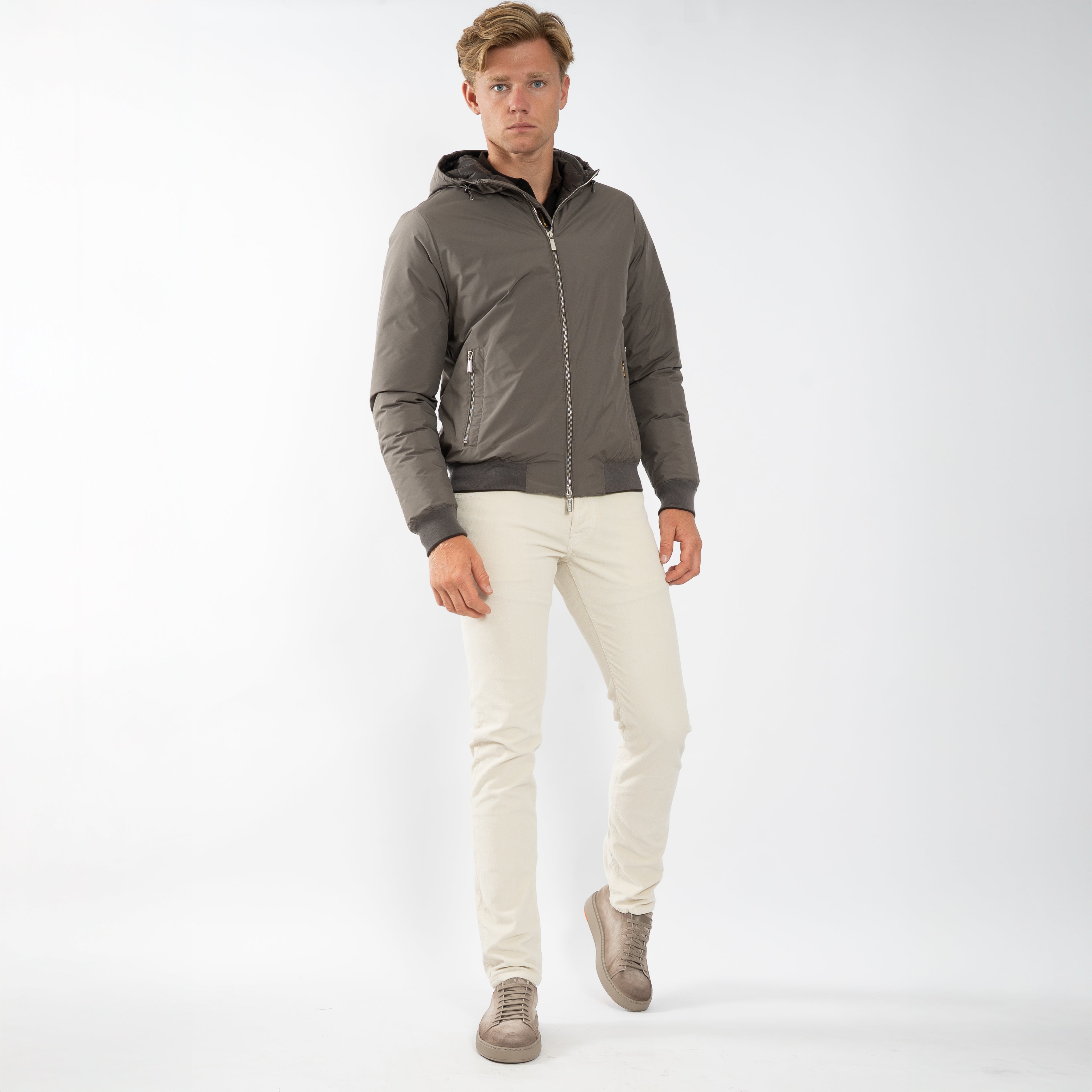 Moorer Bomberjack Taupe | Oniro-STP