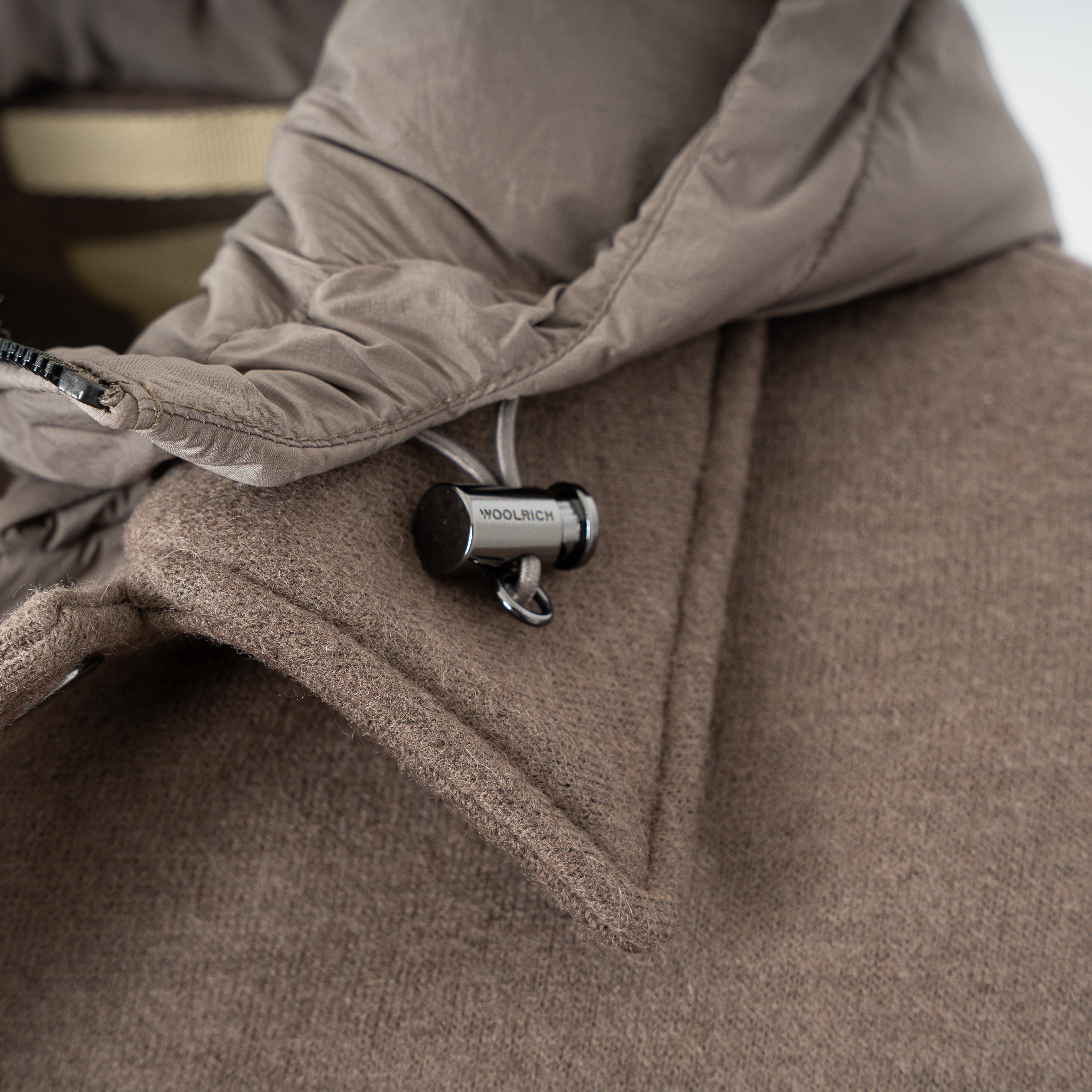 Woolrich Jack Middenbruin | Knitted Wool Shirt Jacket