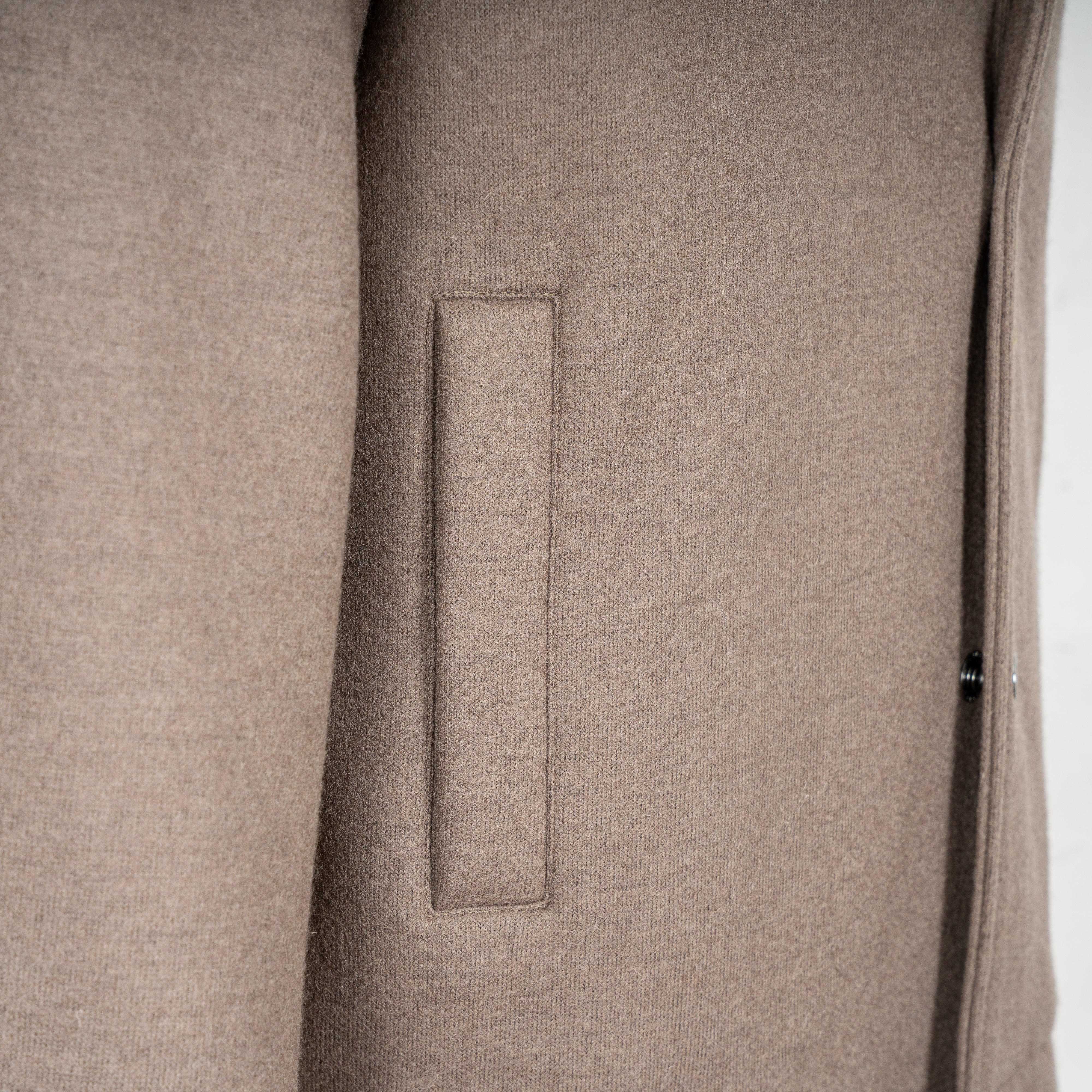 Woolrich Jack Middenbruin | Knitted Wool Shirt Jacket