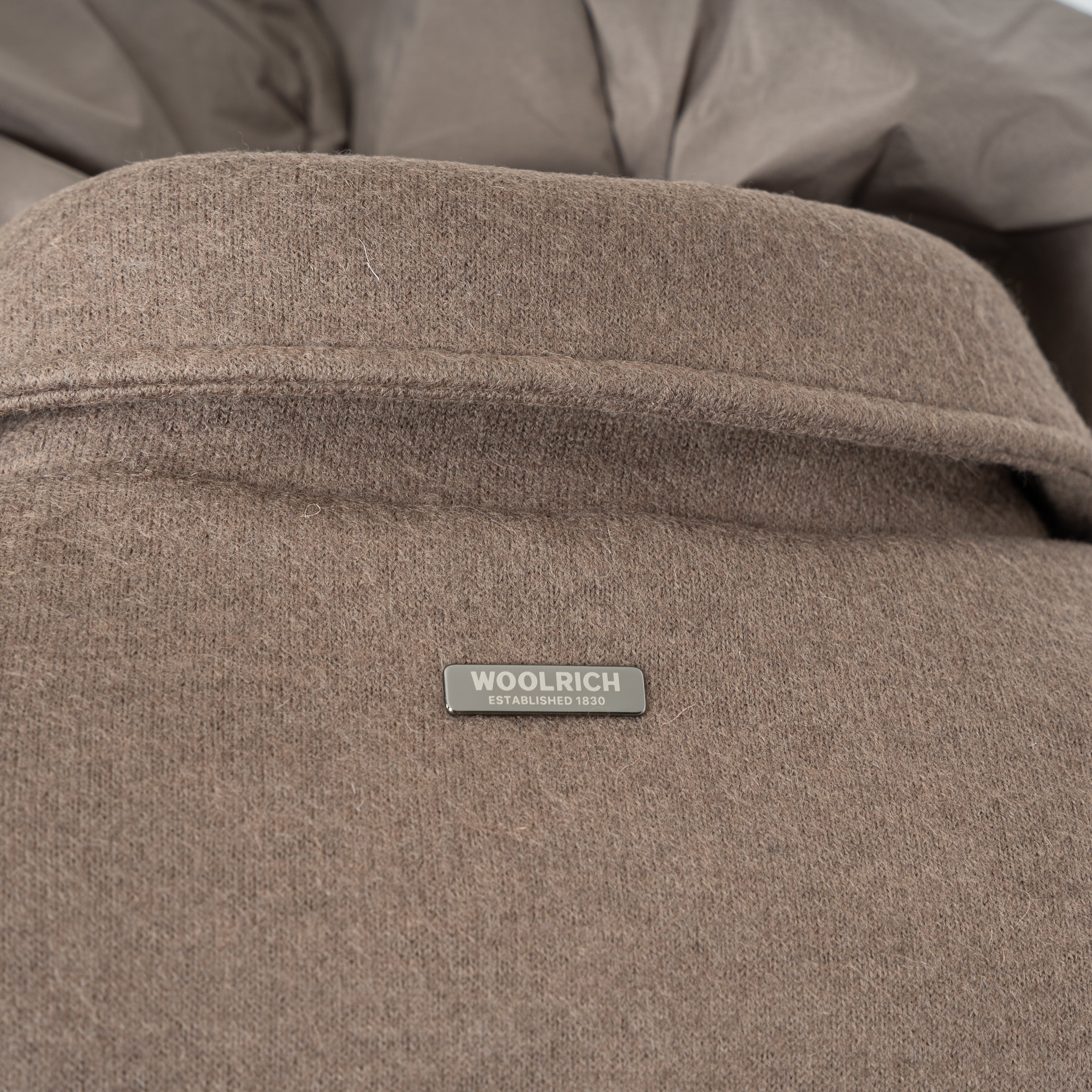 Woolrich Jack Middenbruin | Knitted Wool Shirt Jacket