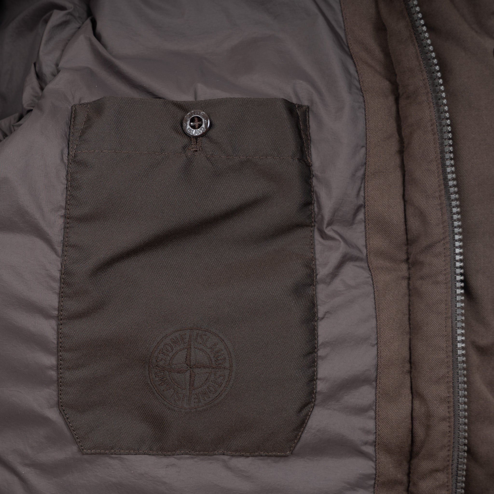 Stone Island Donsjas Bruin | Ghost