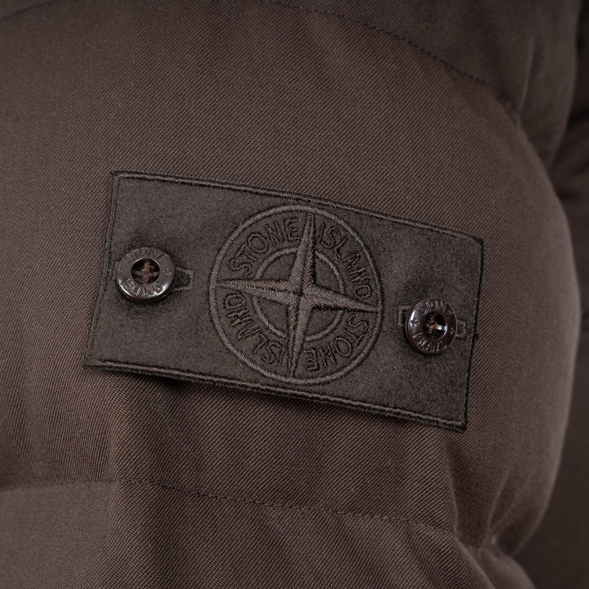 Stone Island Donsjas Bruin | Ghost