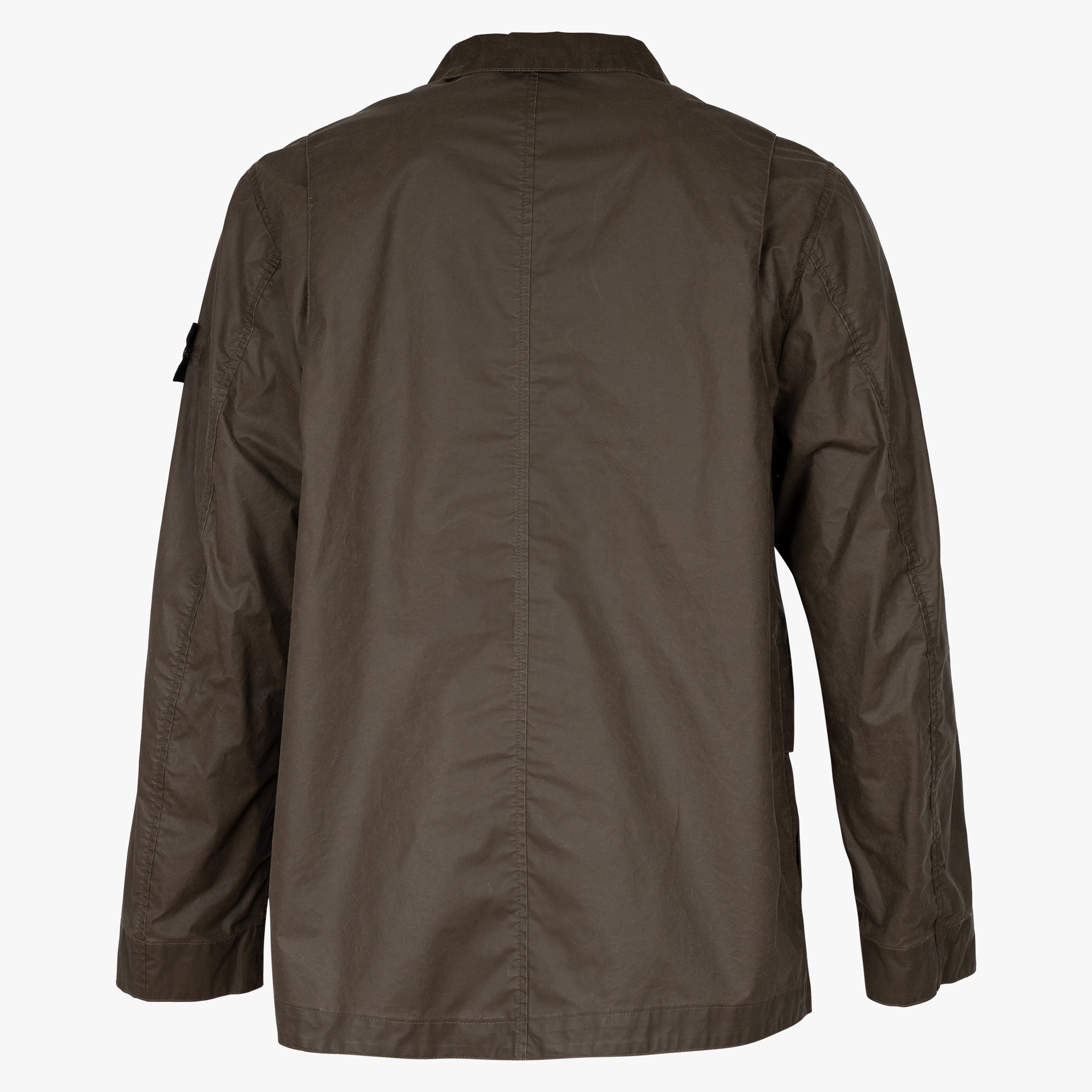 Stone Island Field Jacket Bruin | Pigment Cotton Tela