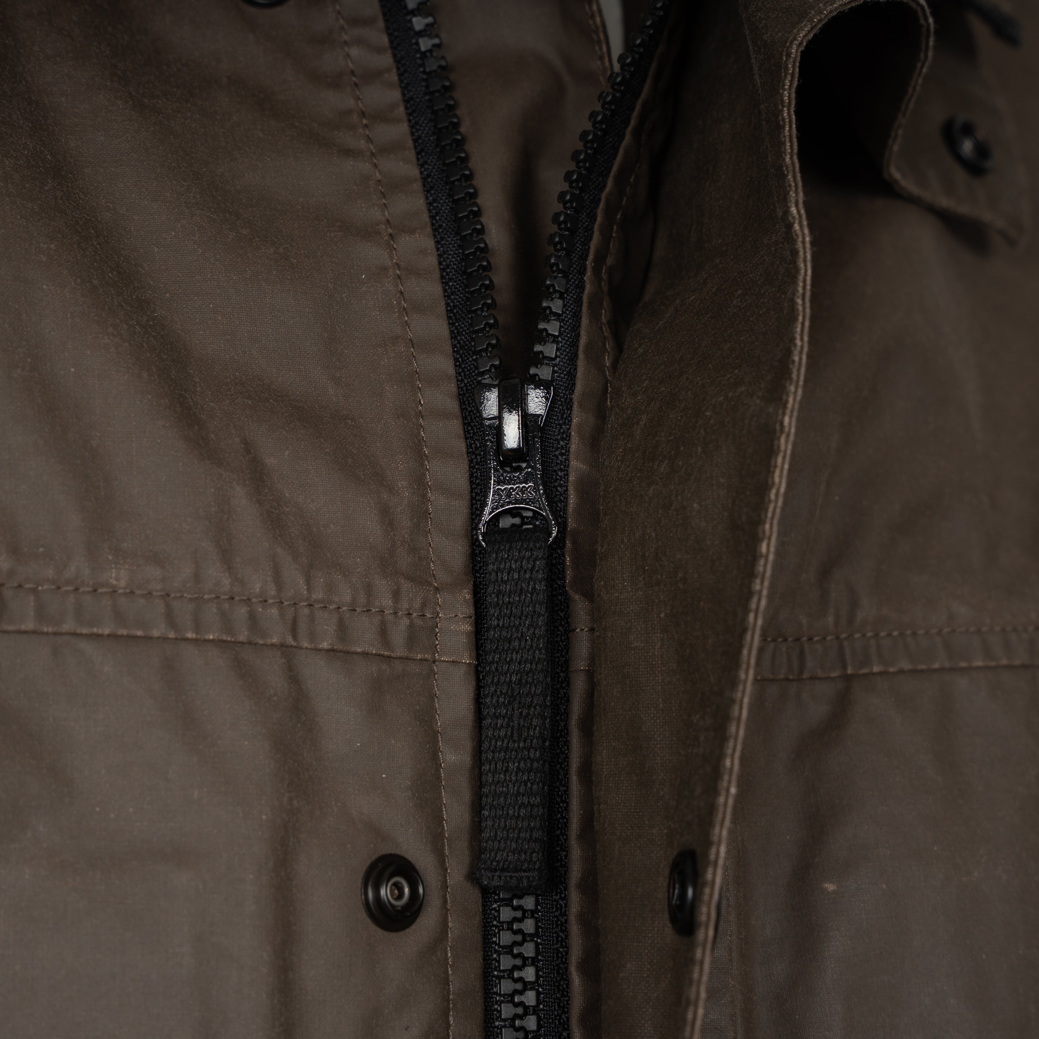 Stone Island Field Jacket Bruin | Pigment Cotton Tela