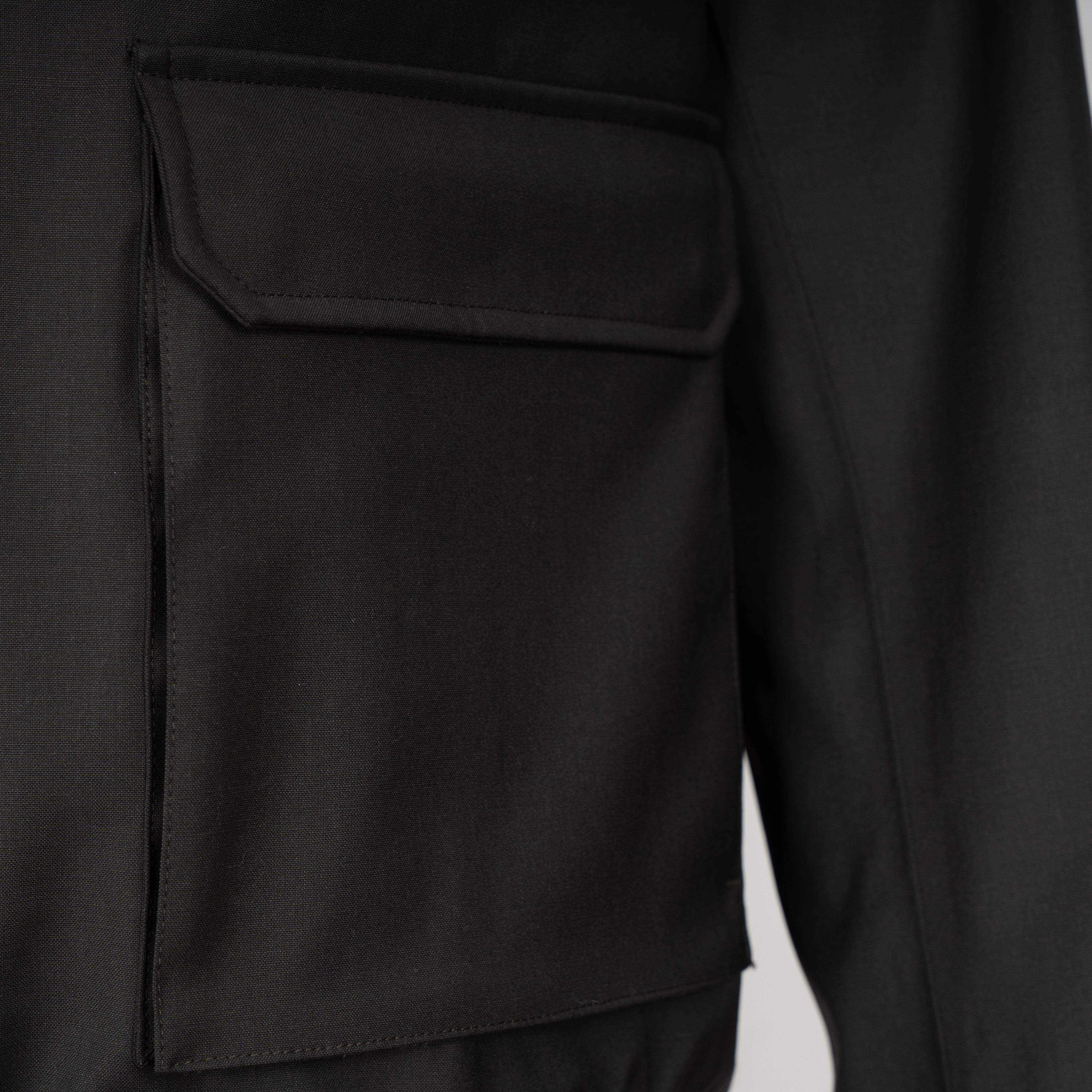 Herno Bomberjack Bruin | Loro Piana Storm System®