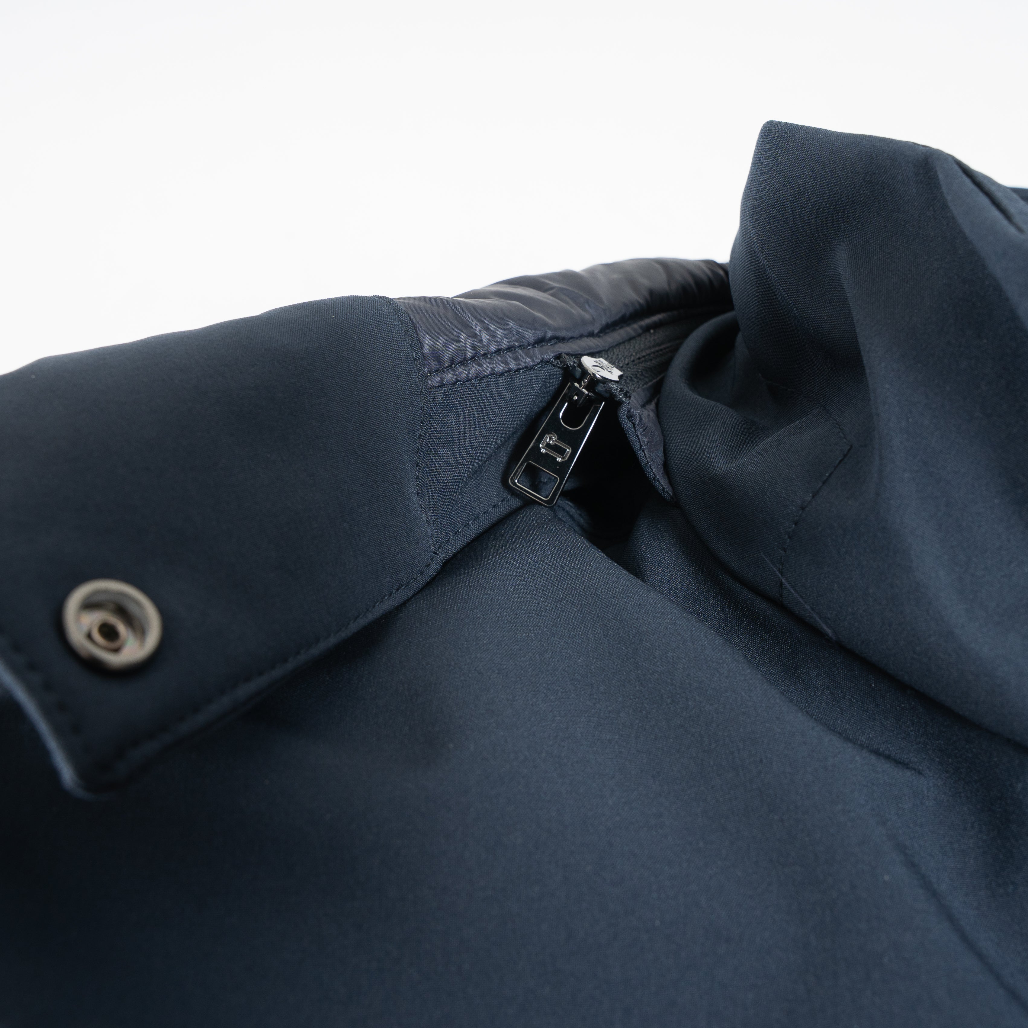 Woolrich Mantel Donkerblauw | Soft Shell Barrow Mac Coat