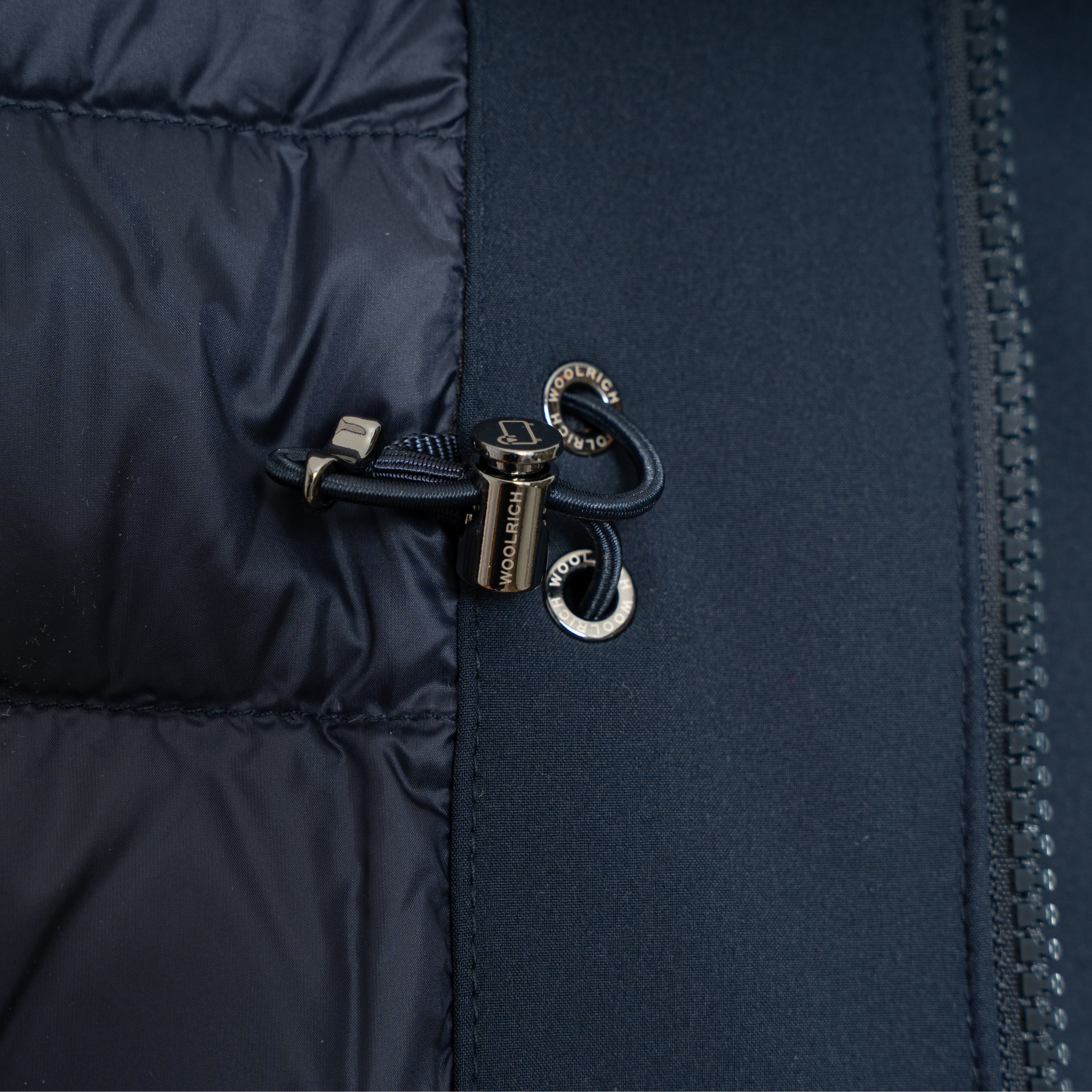Woolrich Mantel Donkerblauw | Soft Shell Barrow Mac Coat