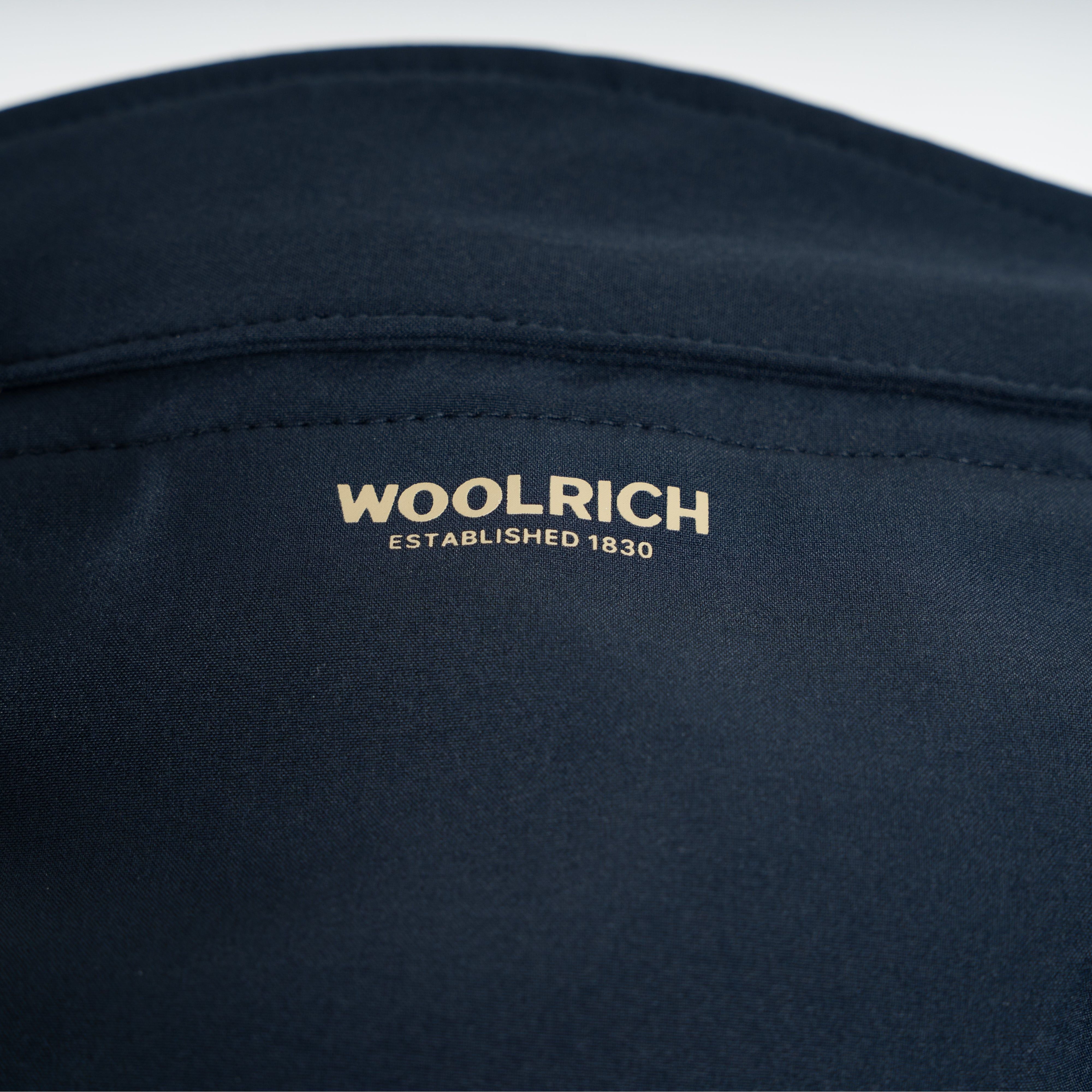 Woolrich Mantel Donkerblauw | Soft Shell Barrow Mac Coat