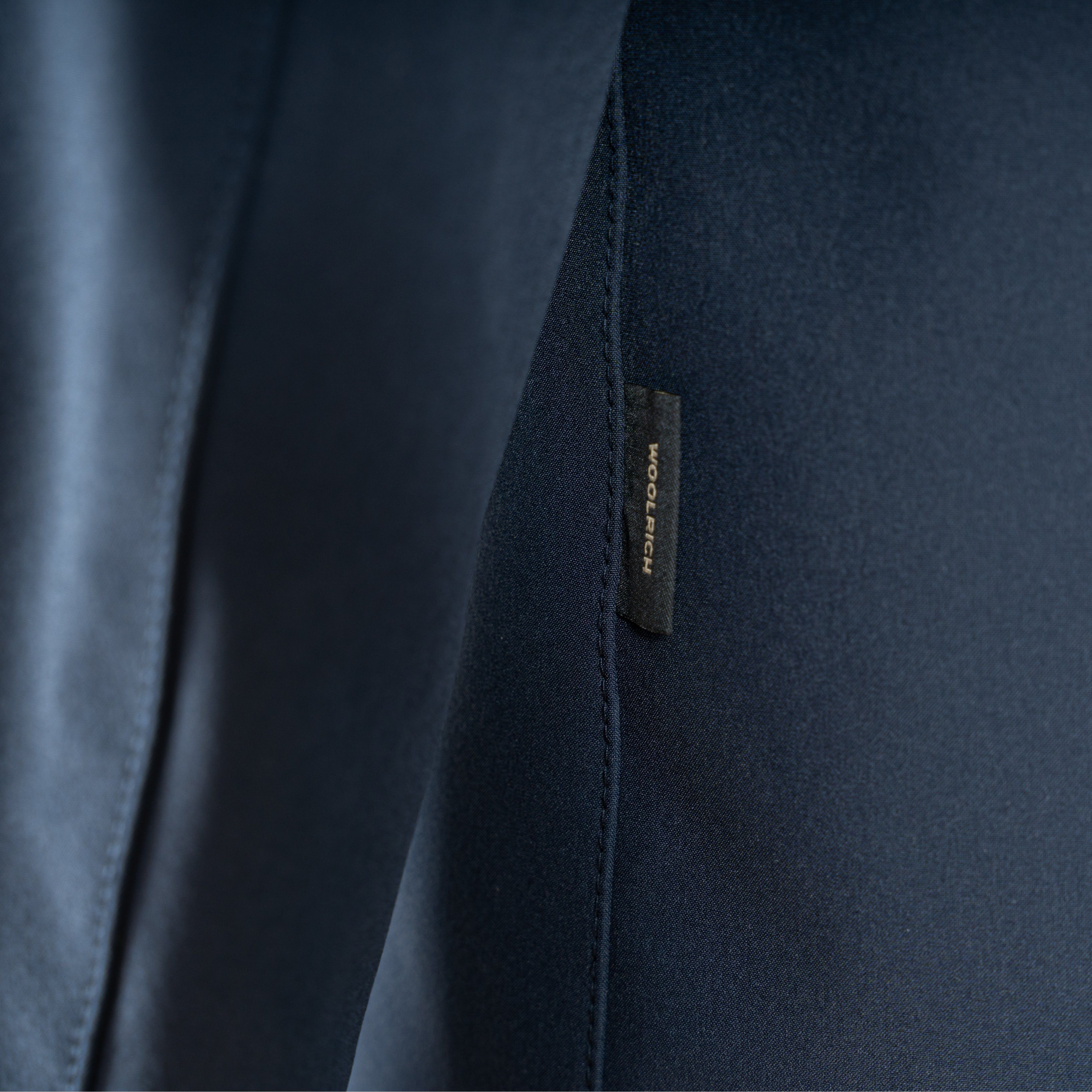 Woolrich Mantel Donkerblauw | Soft Shell Barrow Mac Coat