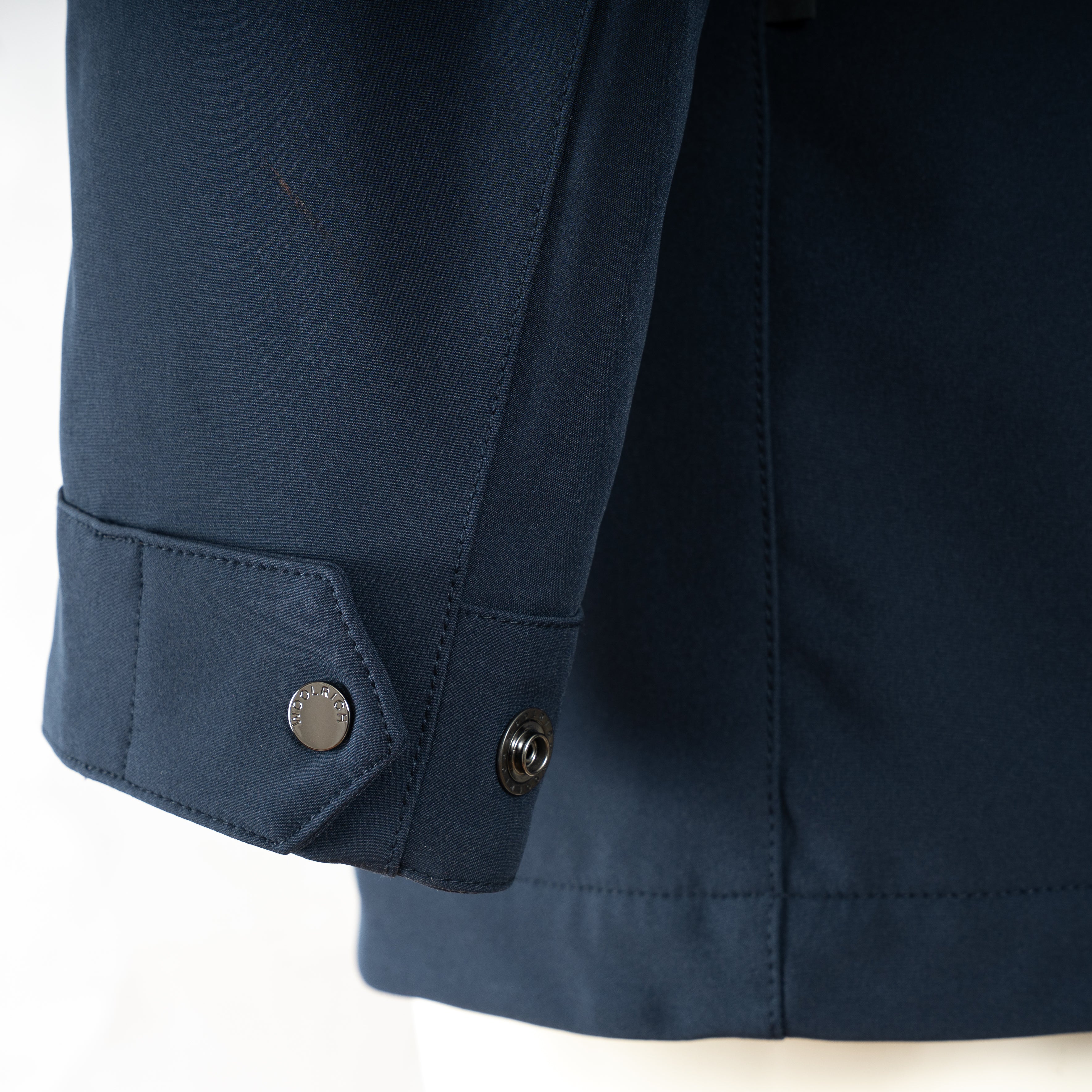 Woolrich Mantel Donkerblauw | Soft Shell Barrow Mac Coat