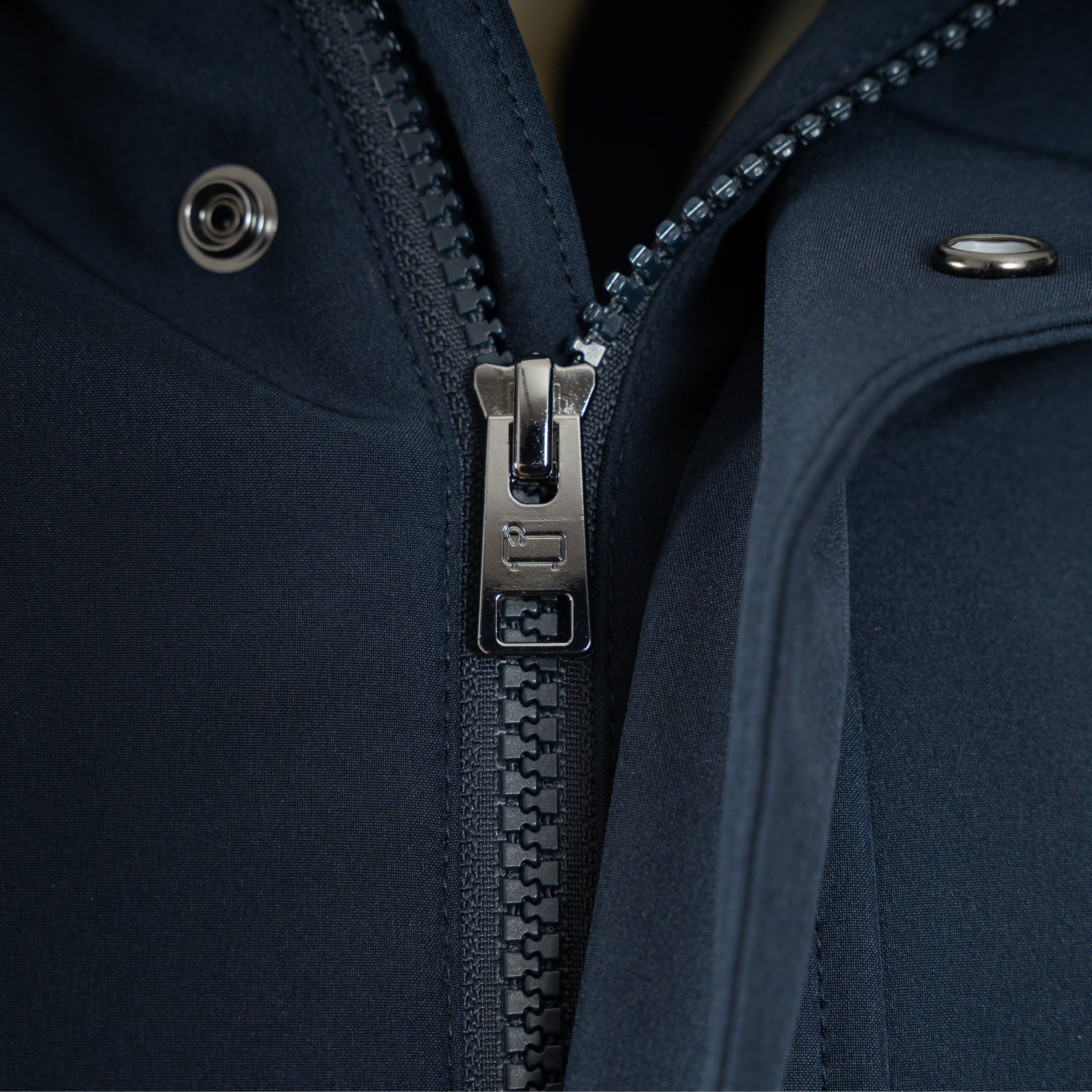 Woolrich Mantel Donkerblauw | Soft Shell Barrow Mac Coat
