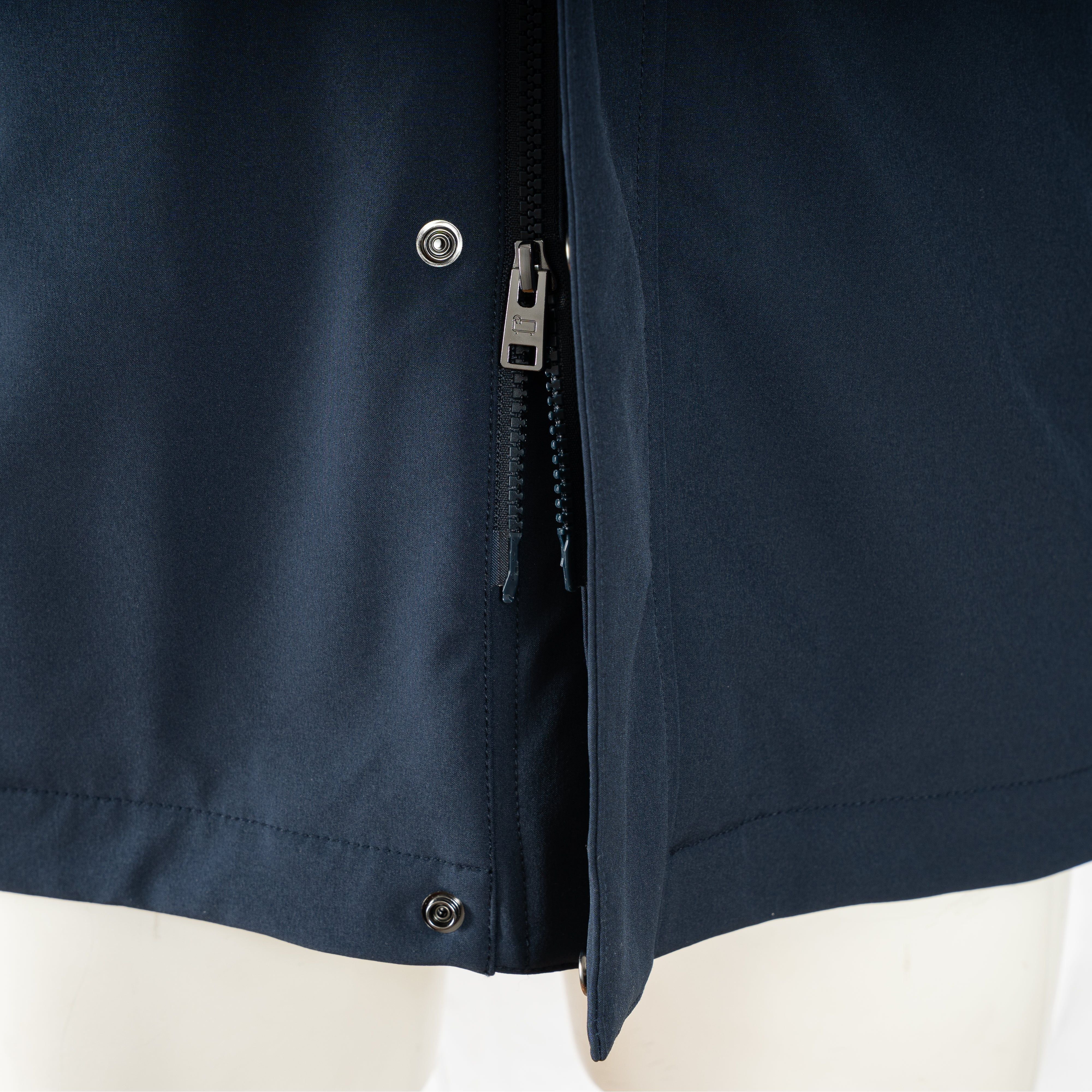 Woolrich Mantel Donkerblauw | Soft Shell Barrow Mac Coat