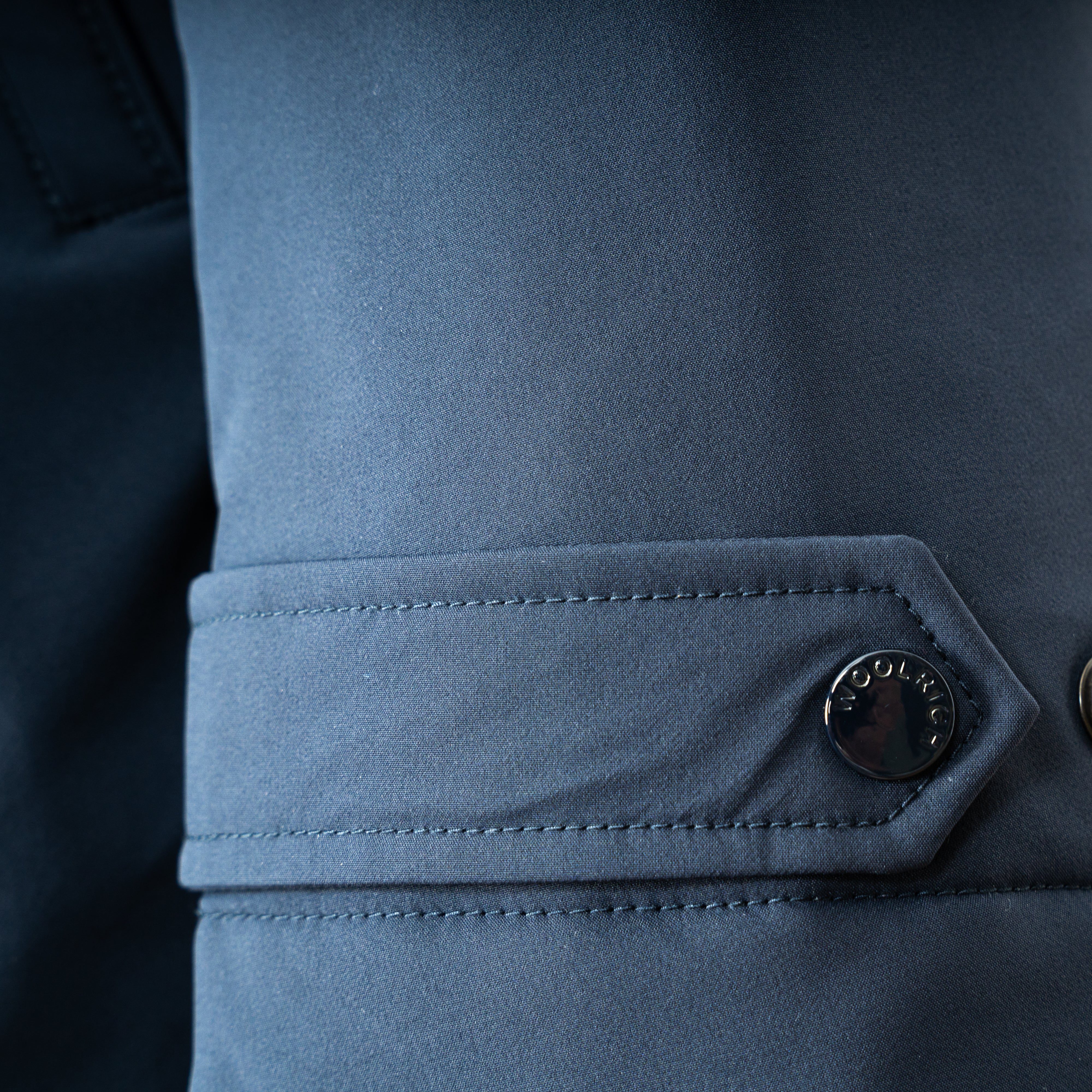 Woolrich Mantel Donkerblauw | Stretch 2in1 Car Coat