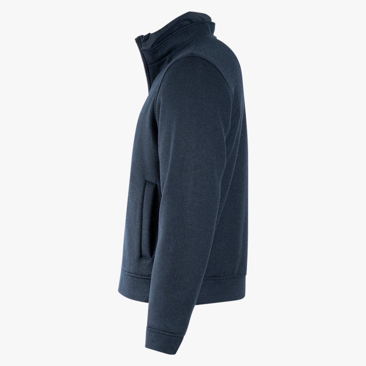 Woolrich Bomberjack Donkerblauw | Knitted Wool Lewis Bomber